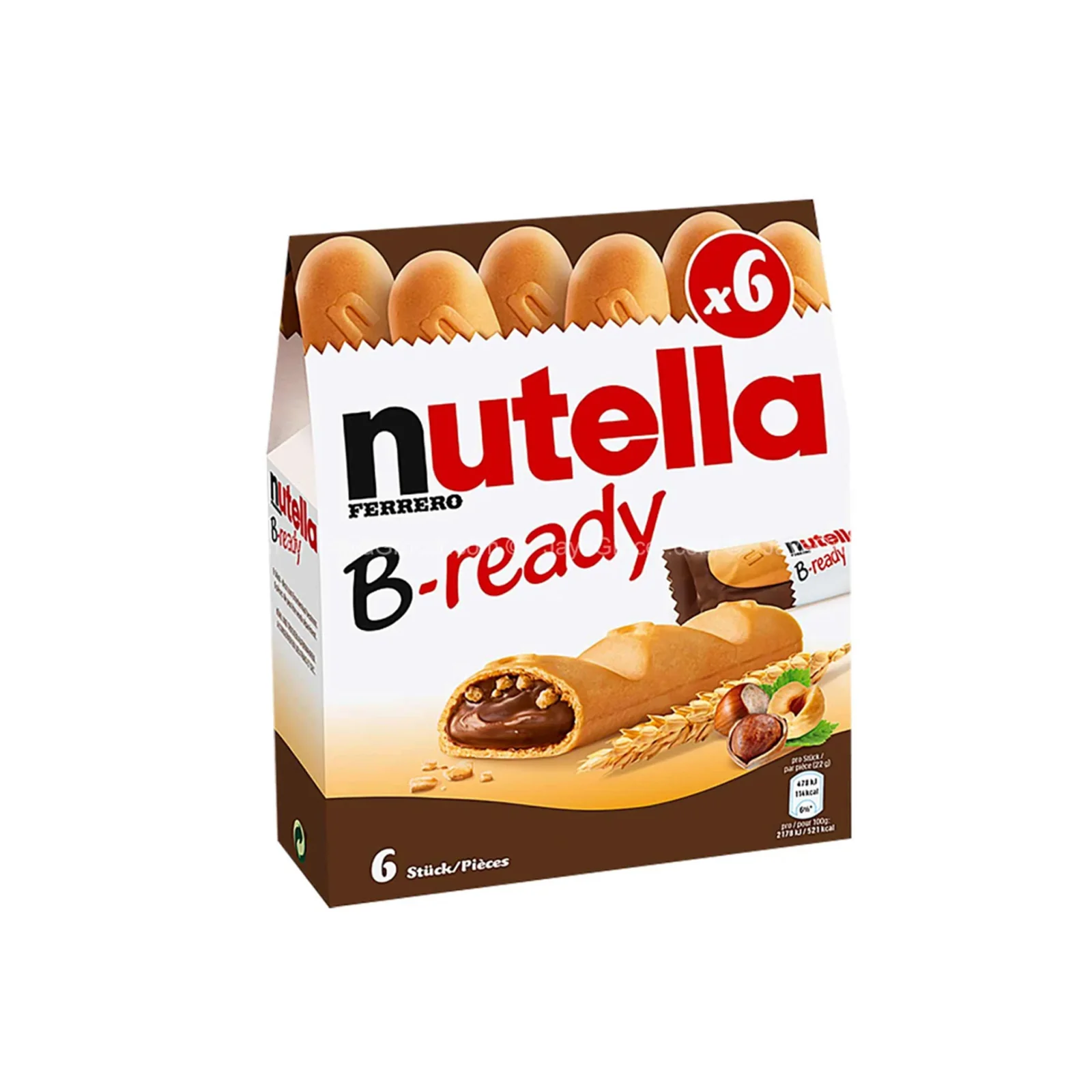 Nutella B-Ready T6 132g - Image 2