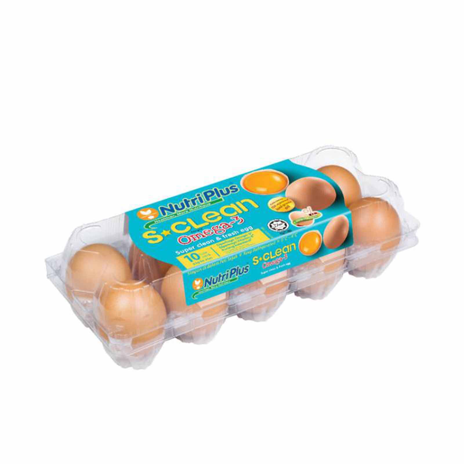 Nutriplus S-Clean Omega 3 Eggs 10pcs/pack - Image 2