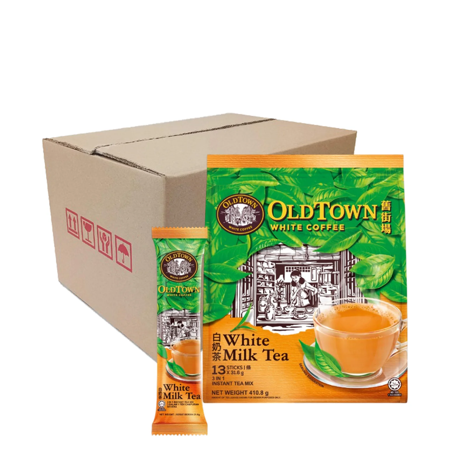 Old Town Teh Tarik Instant 3 in 1 Premix Milk Tea 27.1g x 13 - Image 3