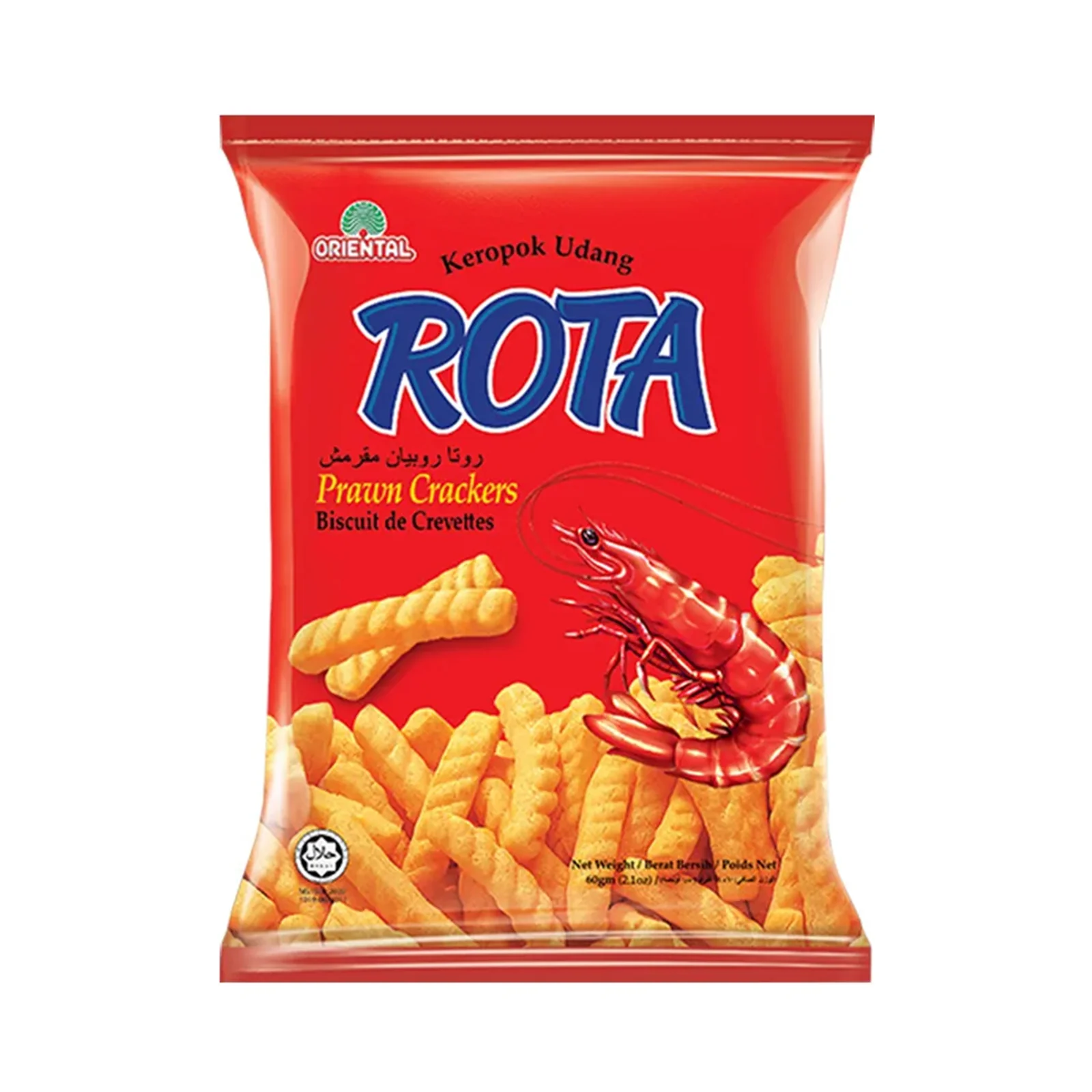 Oriental Rota Prawn Crackers 60g - Image 2