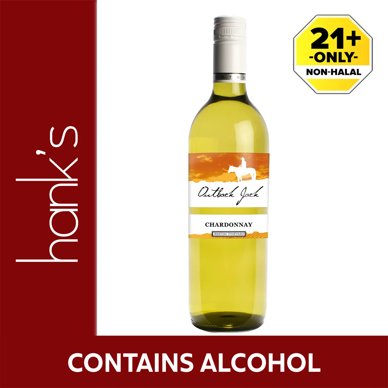 Outback Jack Chardonnay Wine 750ml - Image 2