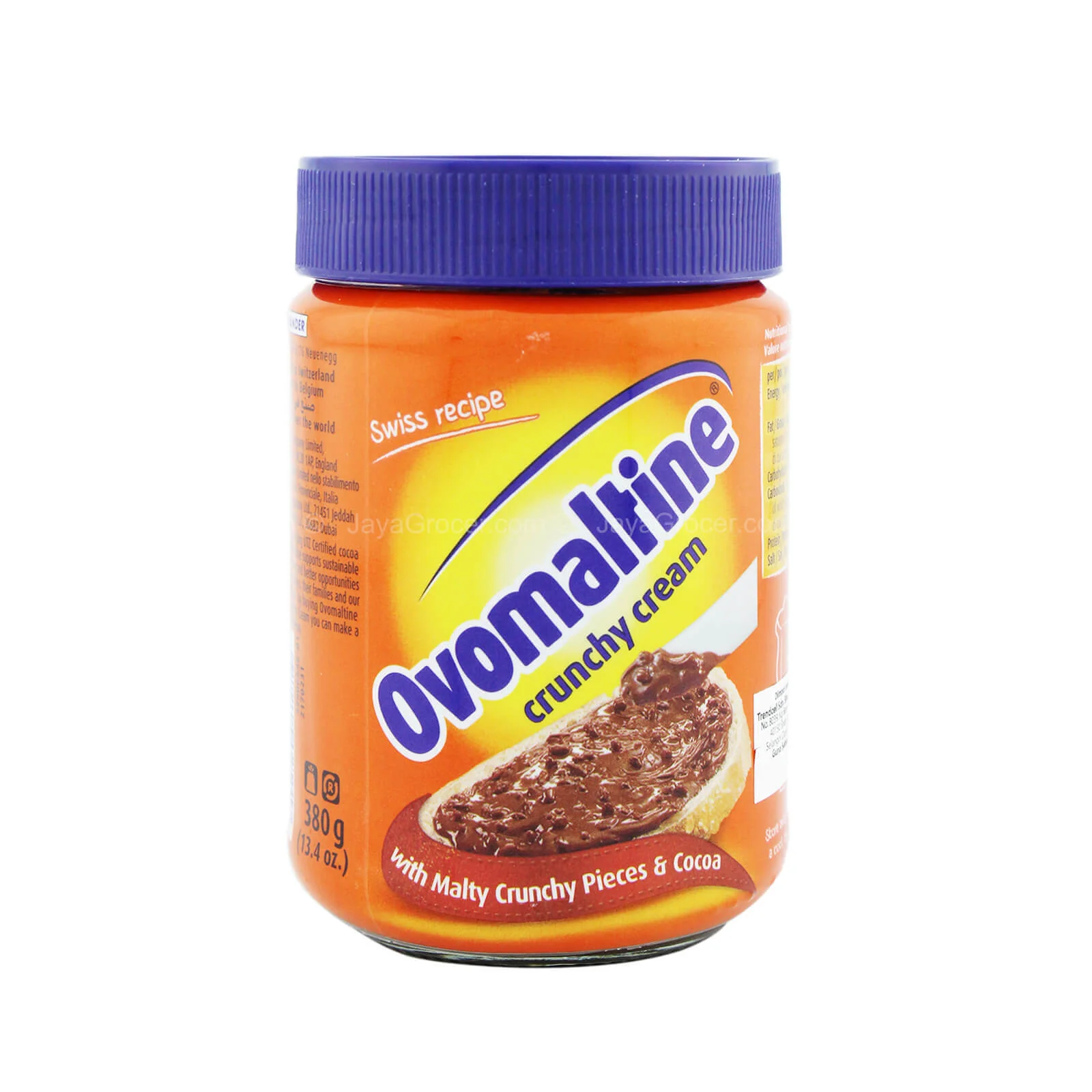 Ovomaltine Crunchy Cream Chocolate Spread 380g - Image 2