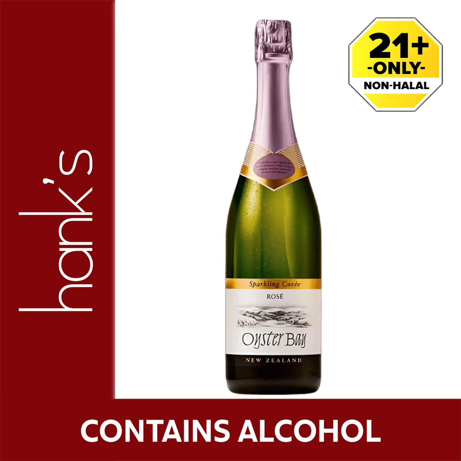 Oyster Bay Cuvee Rose Non Vintage Sparkling 750ml - Image 2