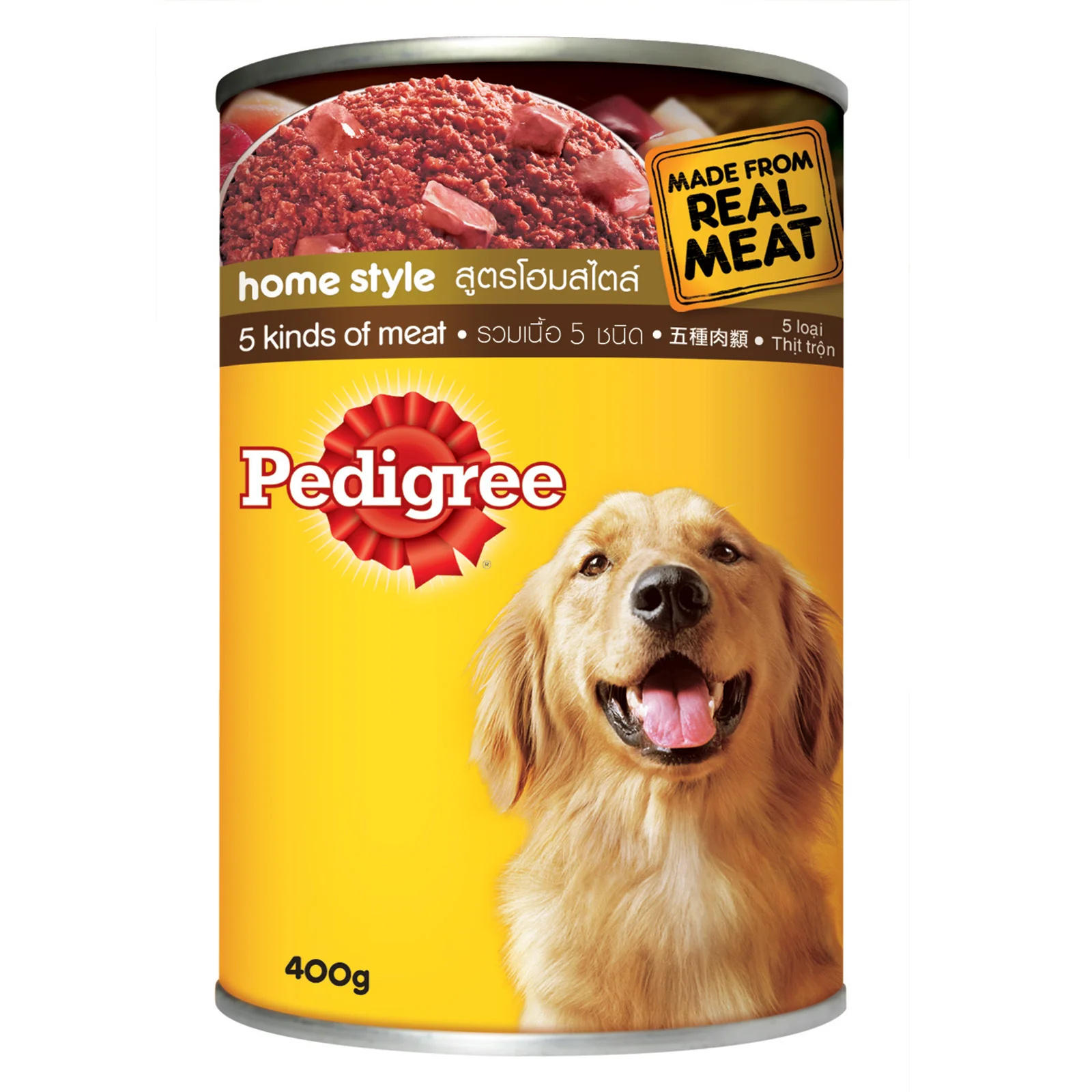 Pedigree Home Style 5 Kinds of Meat Wet Dog Food 400g