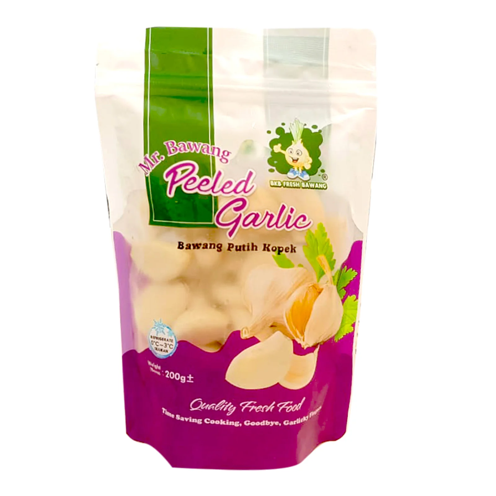 Peeled Garlic (China) 200g - Image 2