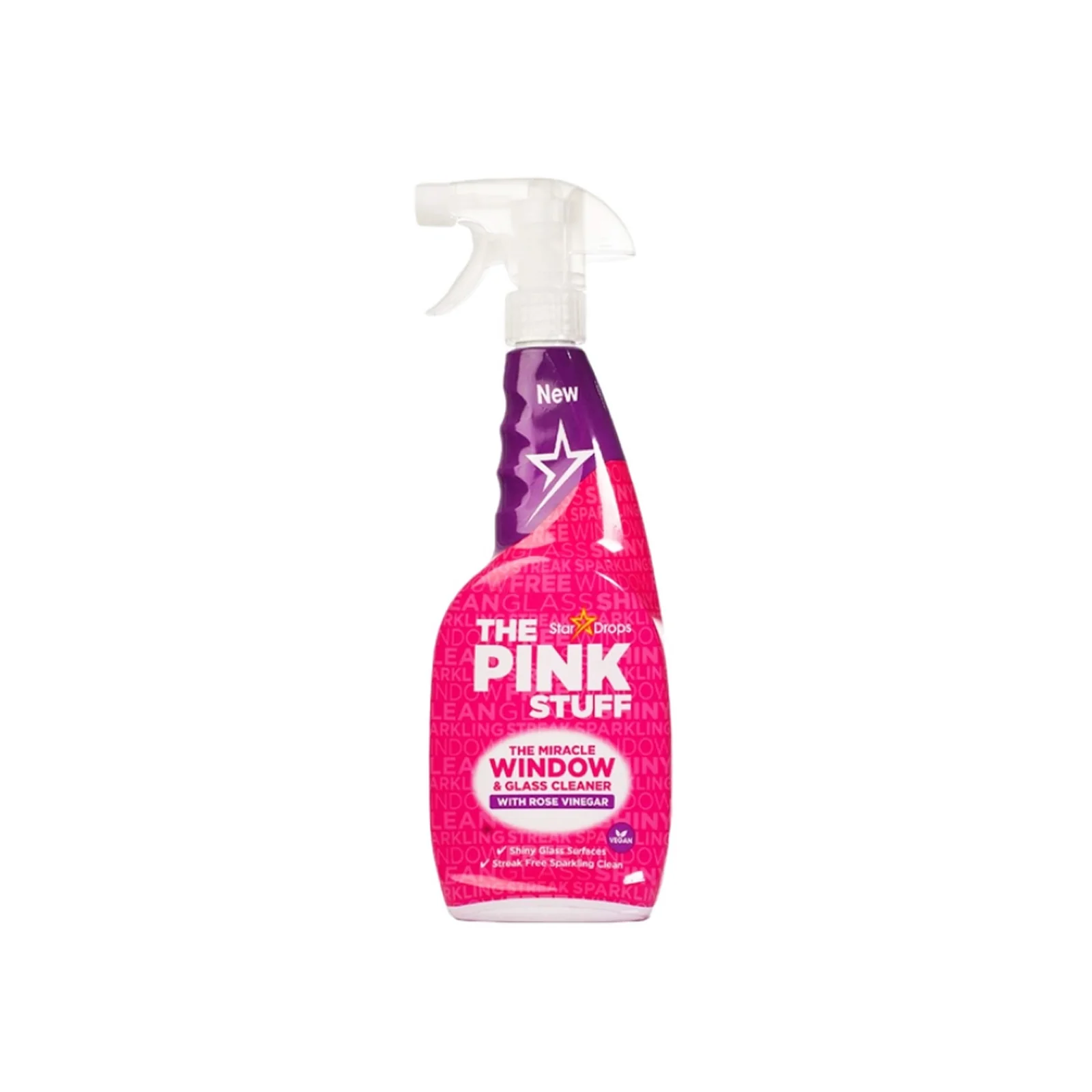 PINK STUFF GLASS CLEANER (ROSE VINEGAR) 850ML - Image 2