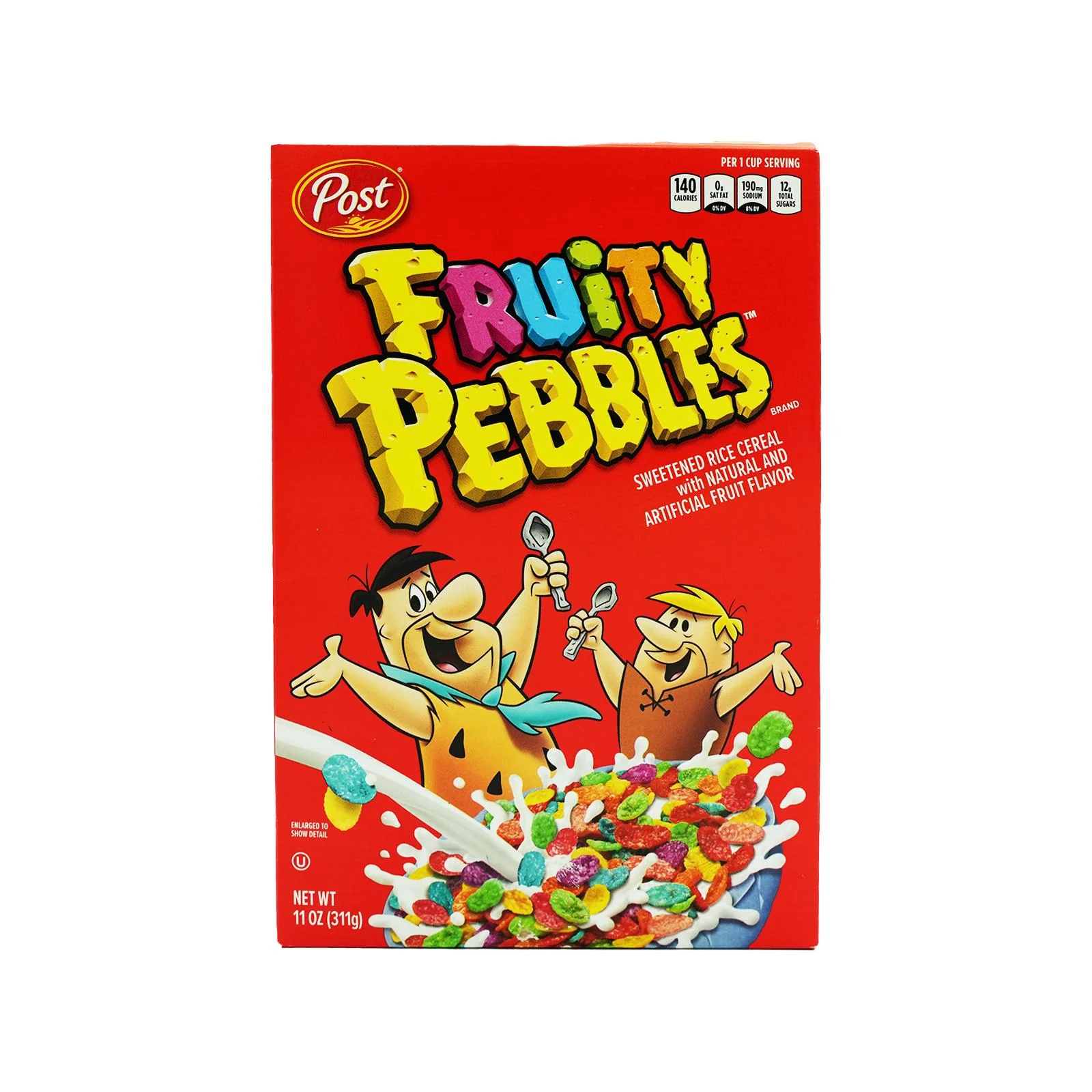 Post Fruity Pebbles Sweetened Rice Cereal Gluten Free 312g - Image 2