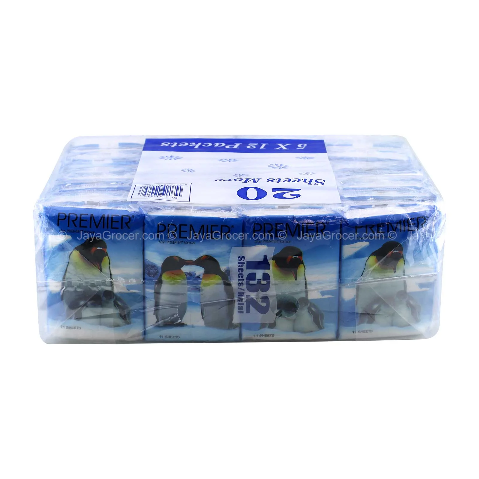 Premier Pocket Tissue 5 x 12 pack - Image 2