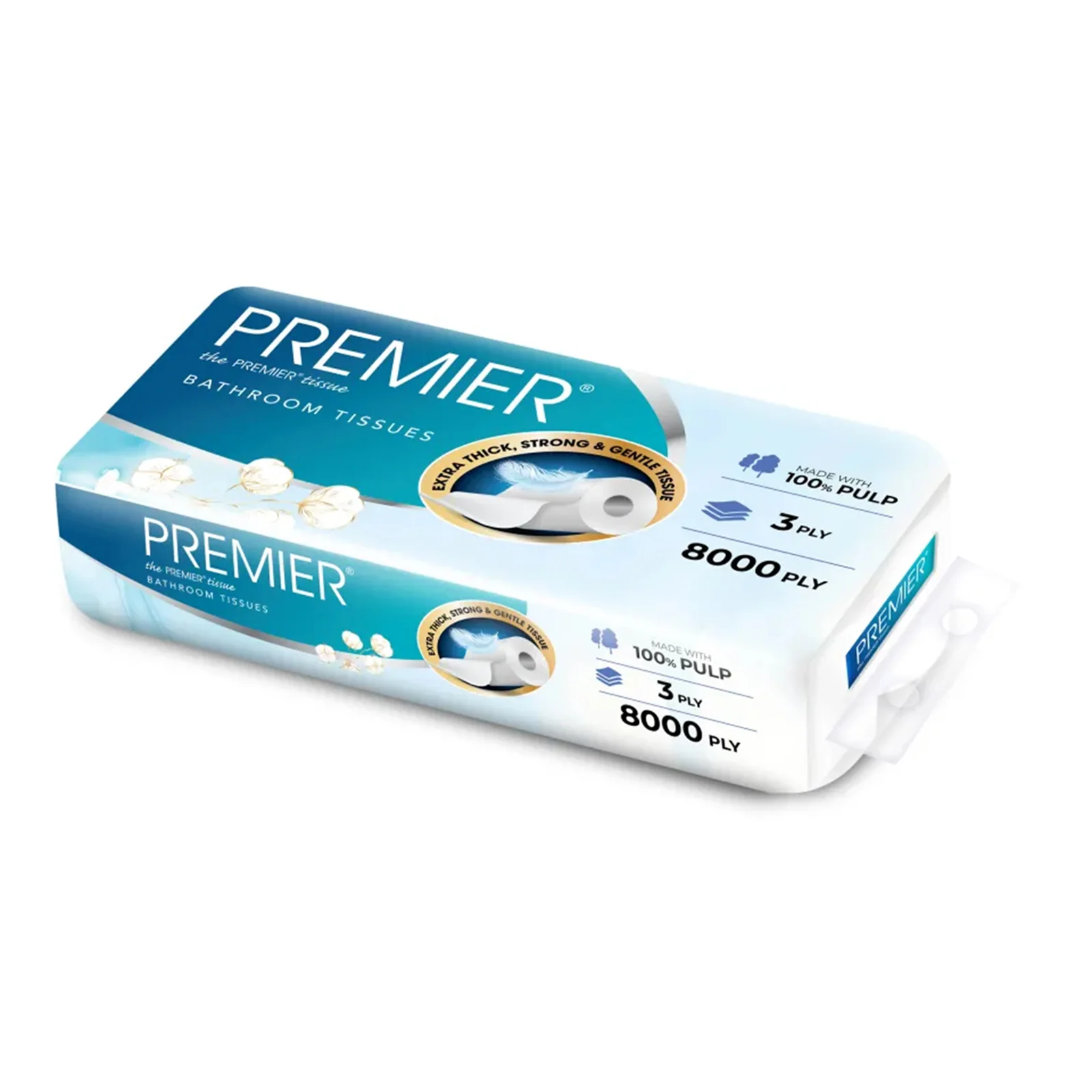 Premier Pulp Toilet Roll (3ply) 10rolls - Image 2