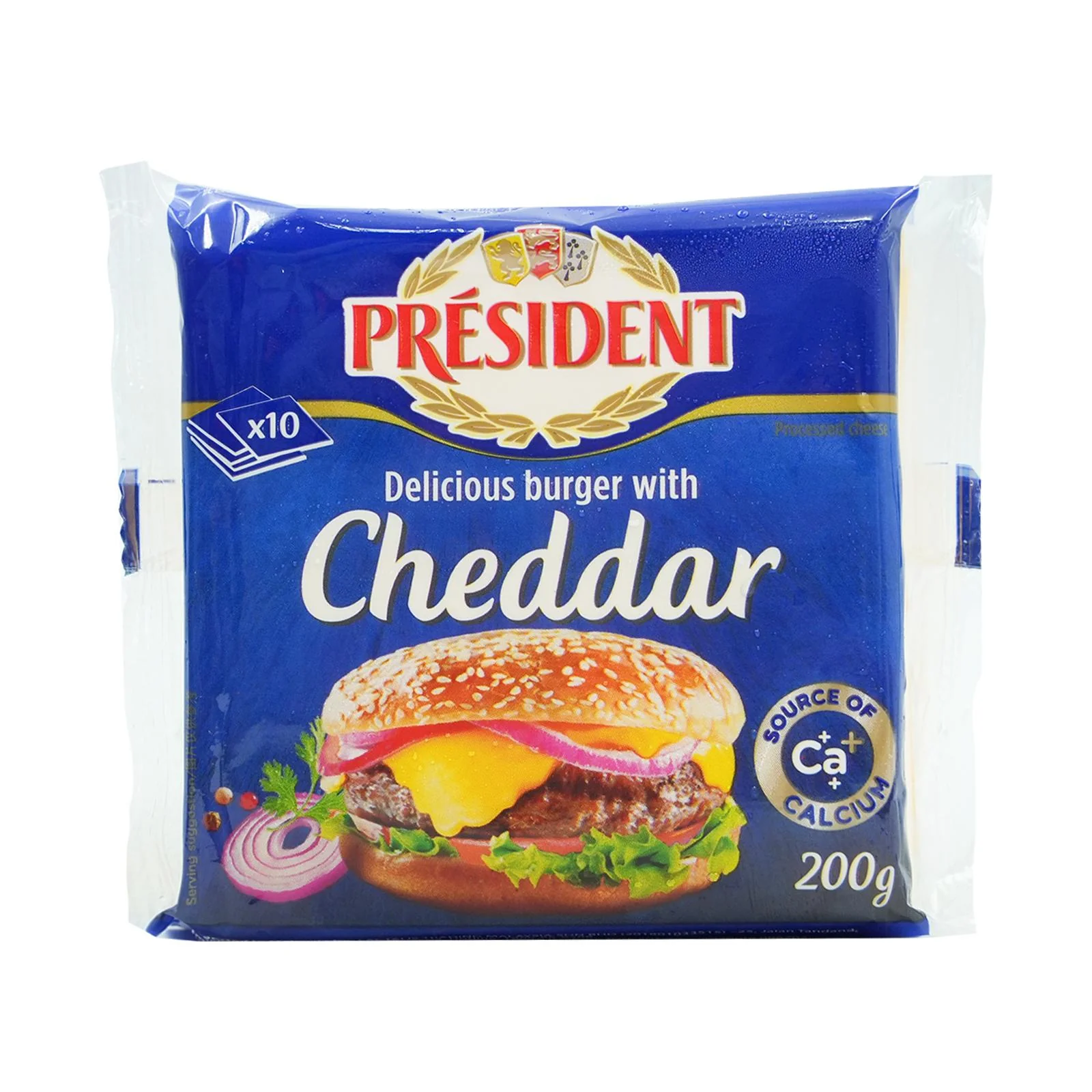 President Hamburger Sliced Cheese 200g - Image 2