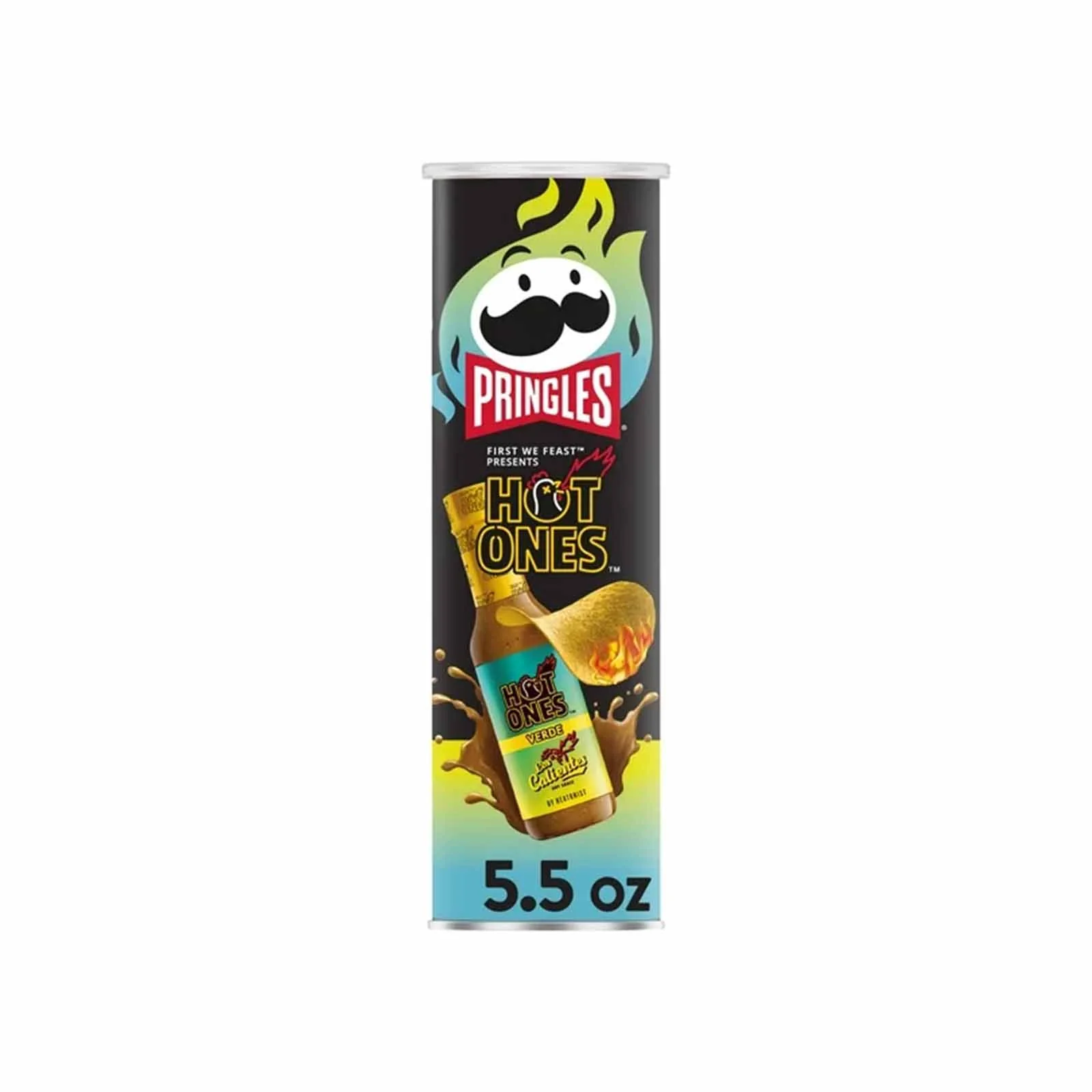 Pringles Hot Ones Verde 158g - Image 2