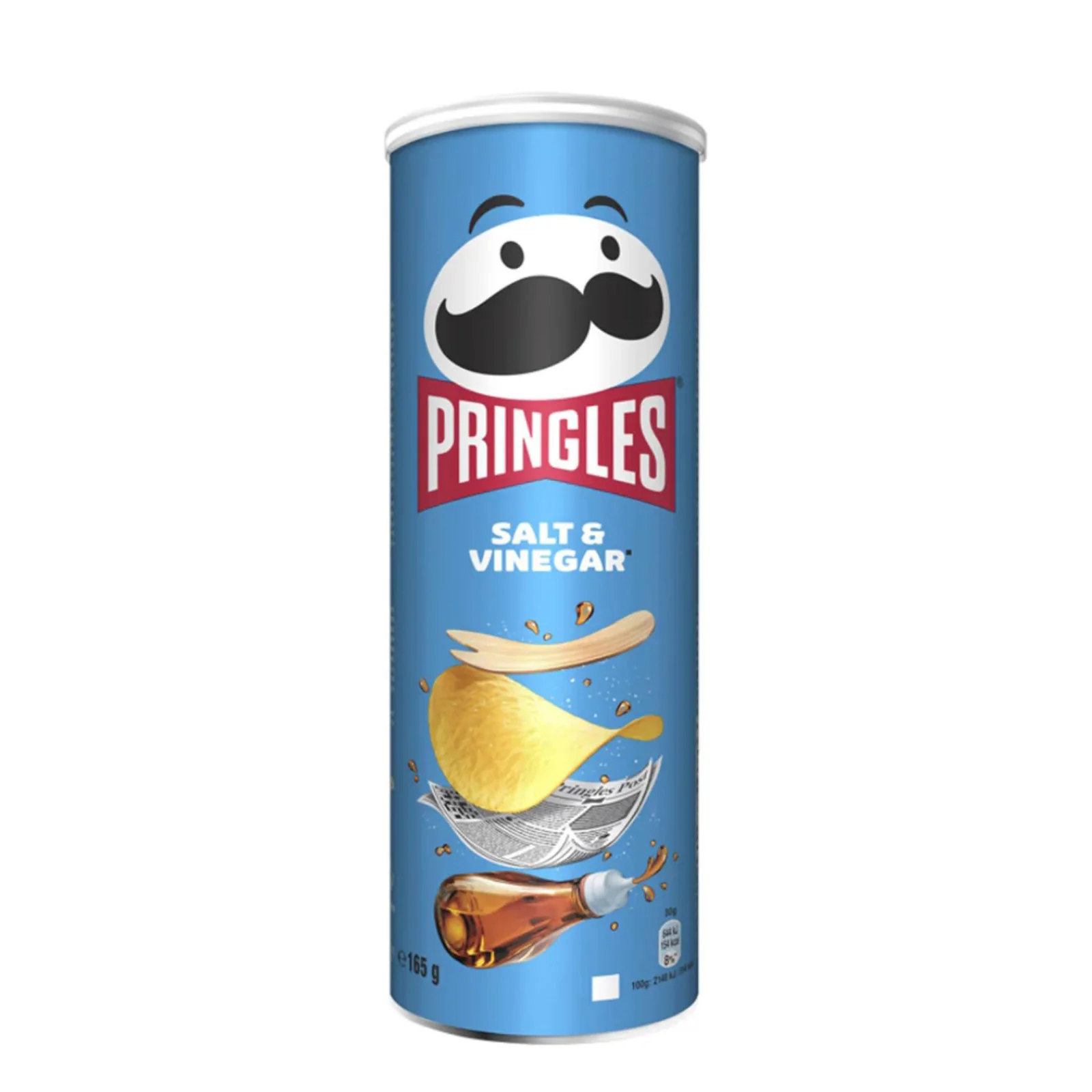 Pringles Salt and Vinegar (Belgium) 165g - Image 2