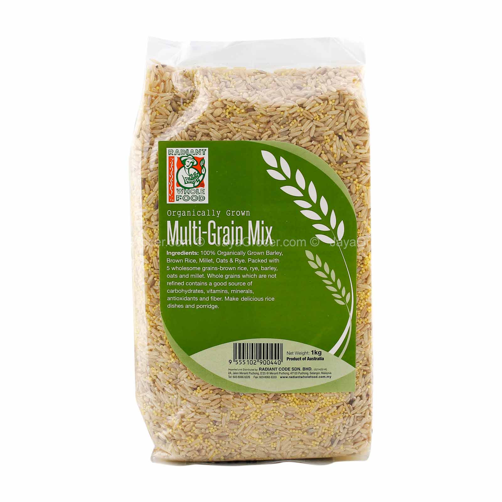 RADIANT ORGANIC MULTIGRAIN RICE 1KG *1 - Image 2