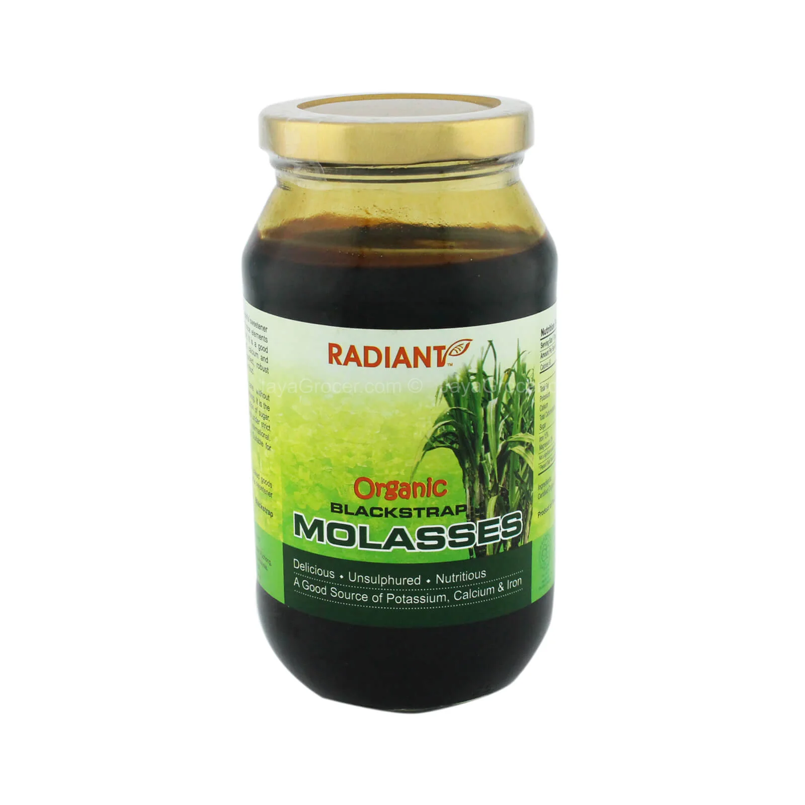 Radiant Whole Food Organic Blackstrap Molasses 450ml - Image 2
