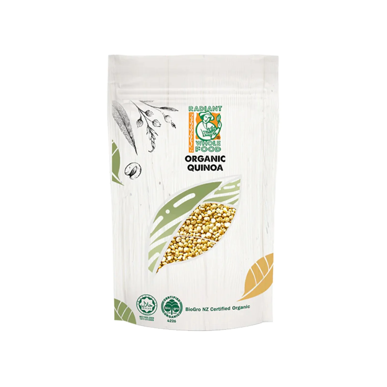 Radiant Whole Food Organic Quinoa 500g - Image 2