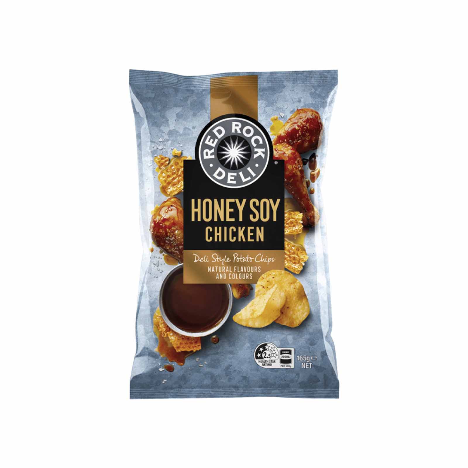Red Rock Deli Honey Soy Chicken Chips 165g - Image 2