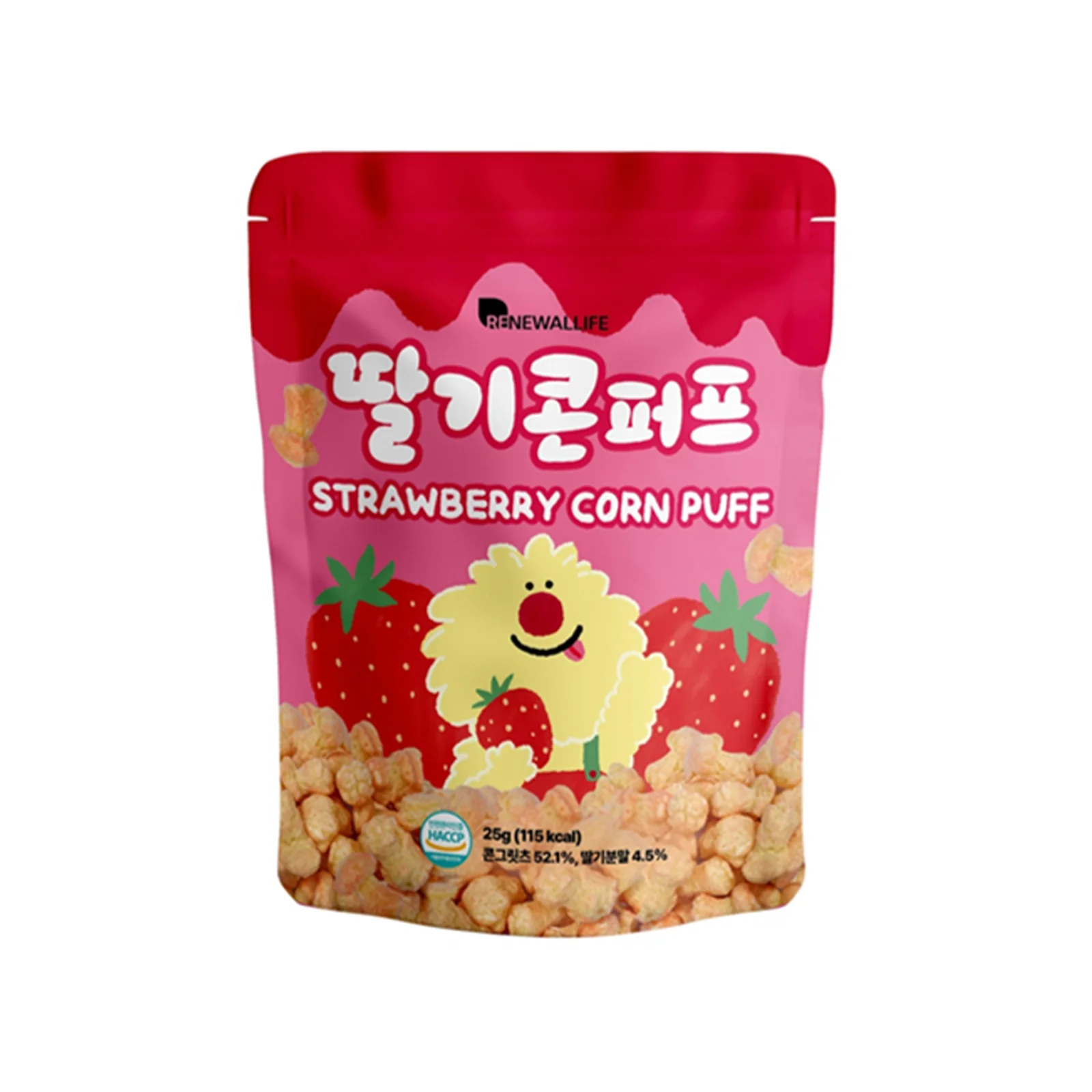 Renewallife Monster Strawberry Corn Puff 25g - Image 2