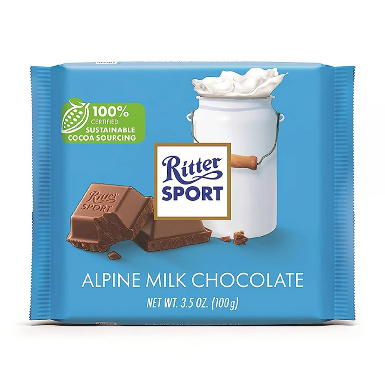 Ritter Sport Alpine Milk Chocolate 100g - Image 2