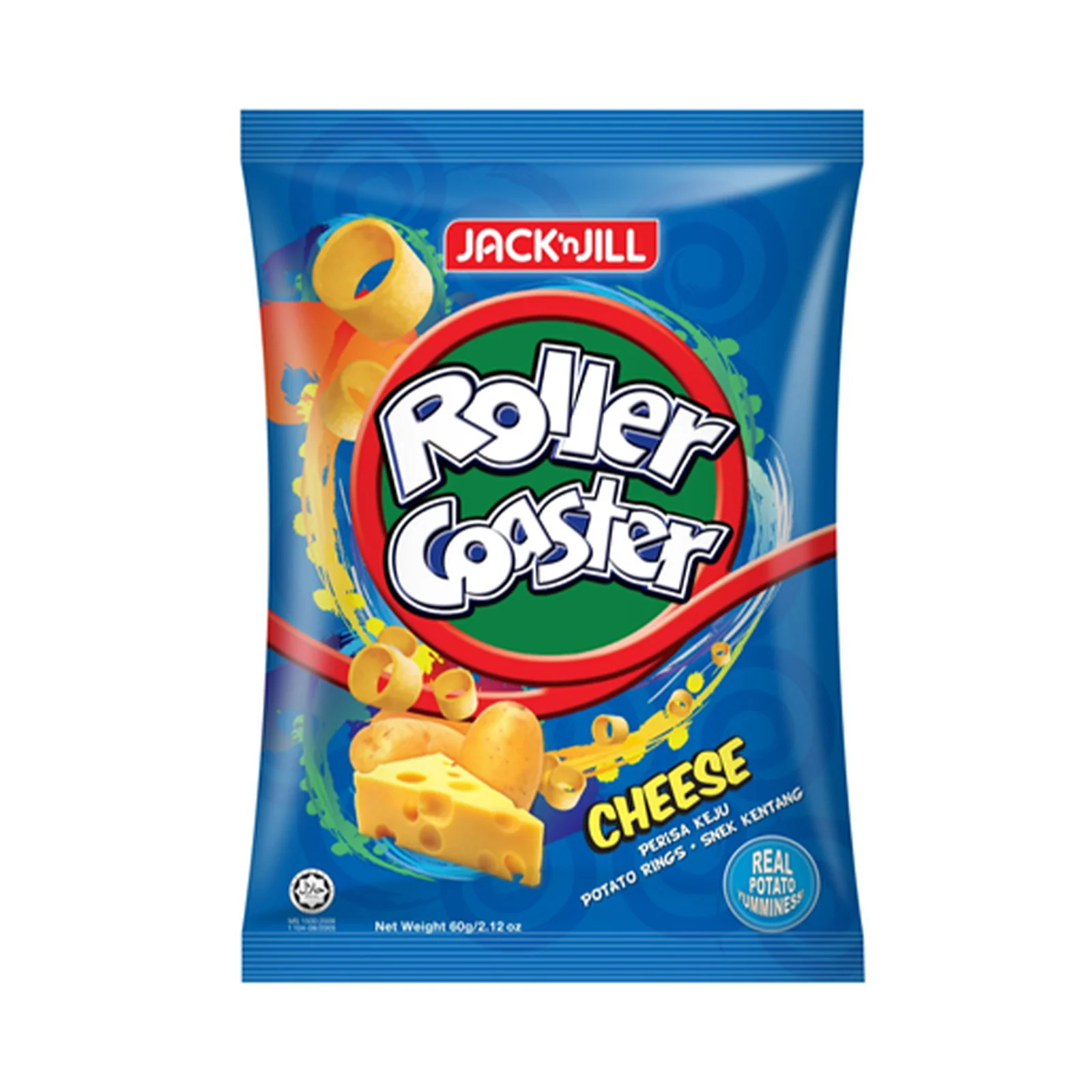 Roller Coaster Cheese Potato Rings 60g - Image 2