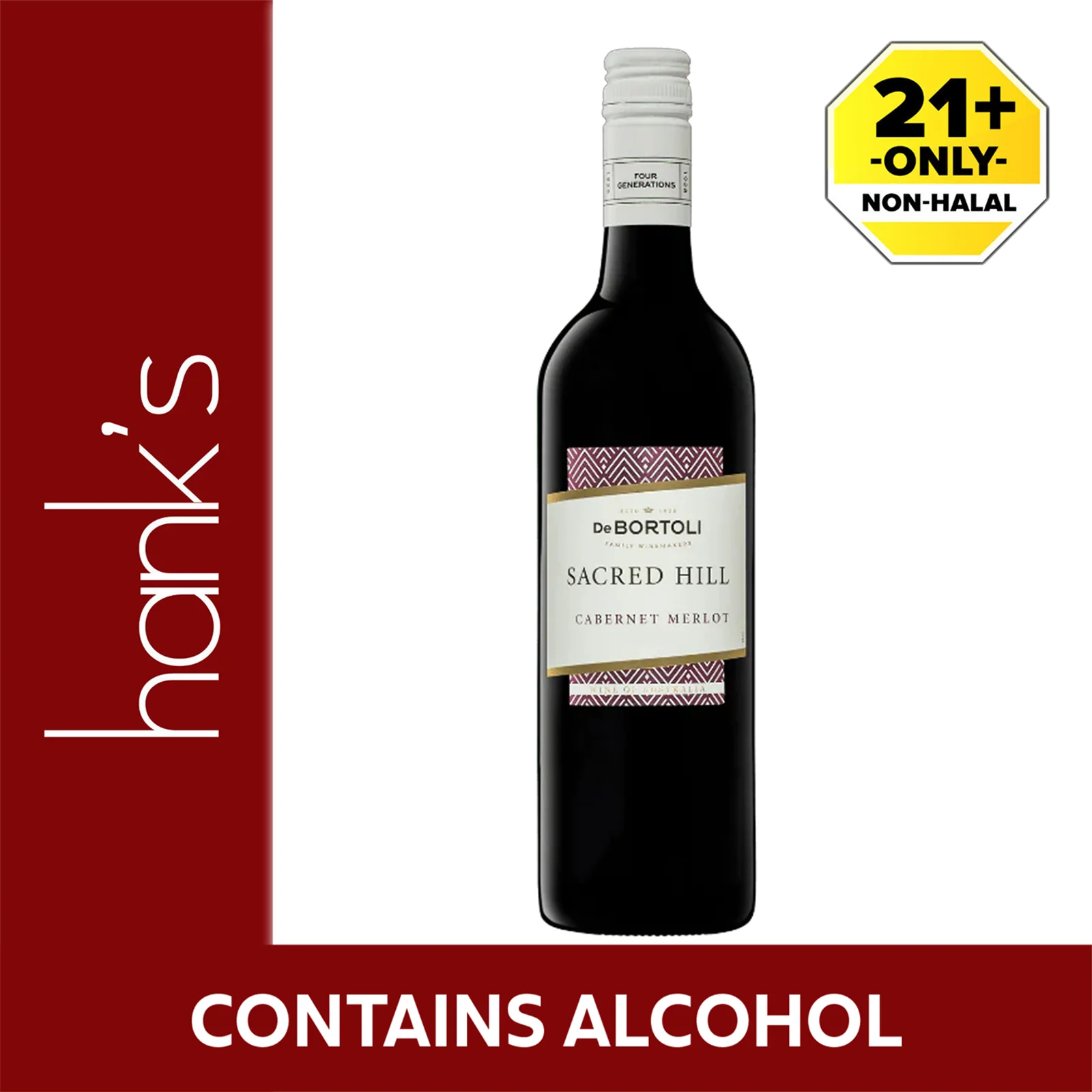 Sacred Hill Cabernet Merlot 750ml - Image 2