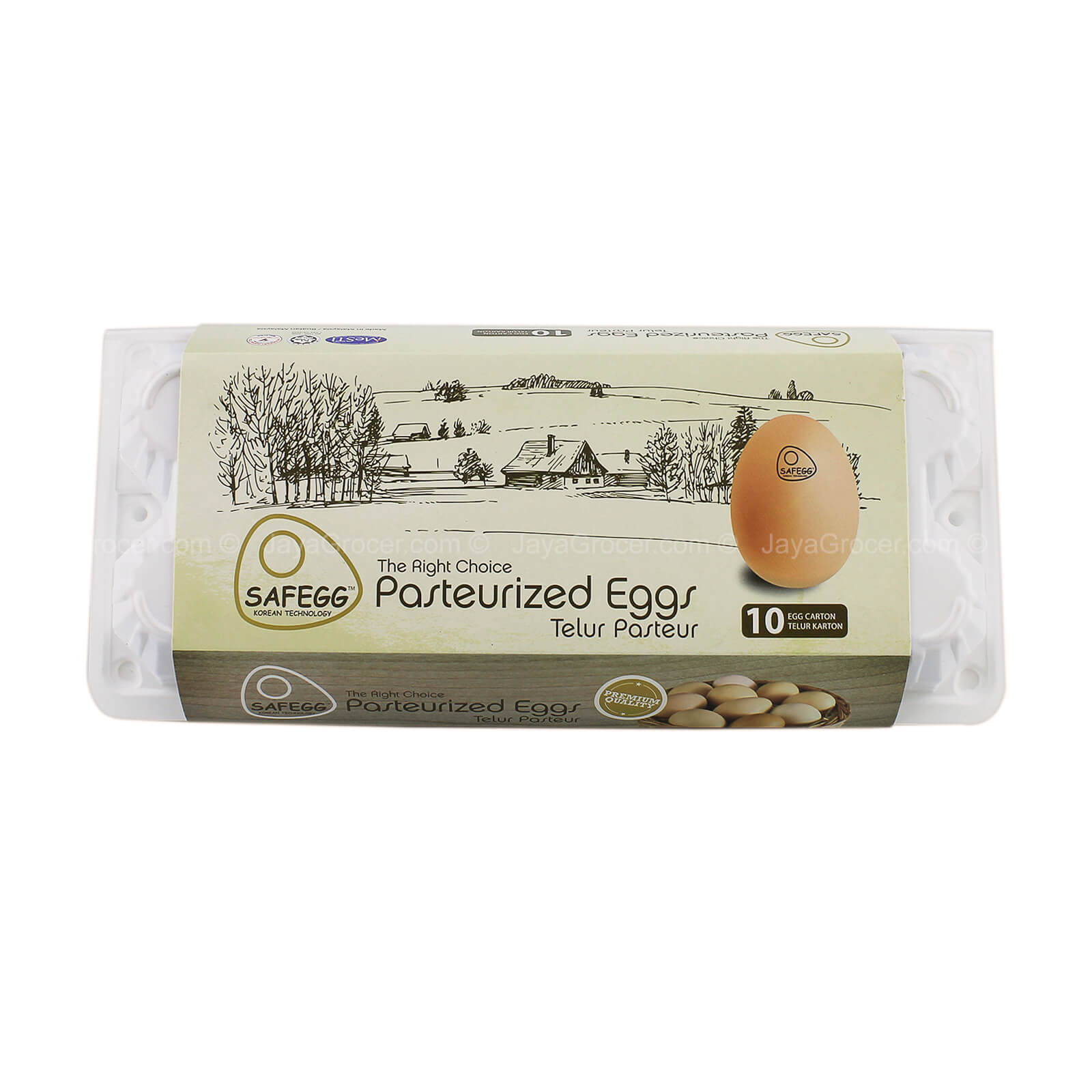 Safegg Pasteurized Shell Eggs 10pcs/pack - Image 2