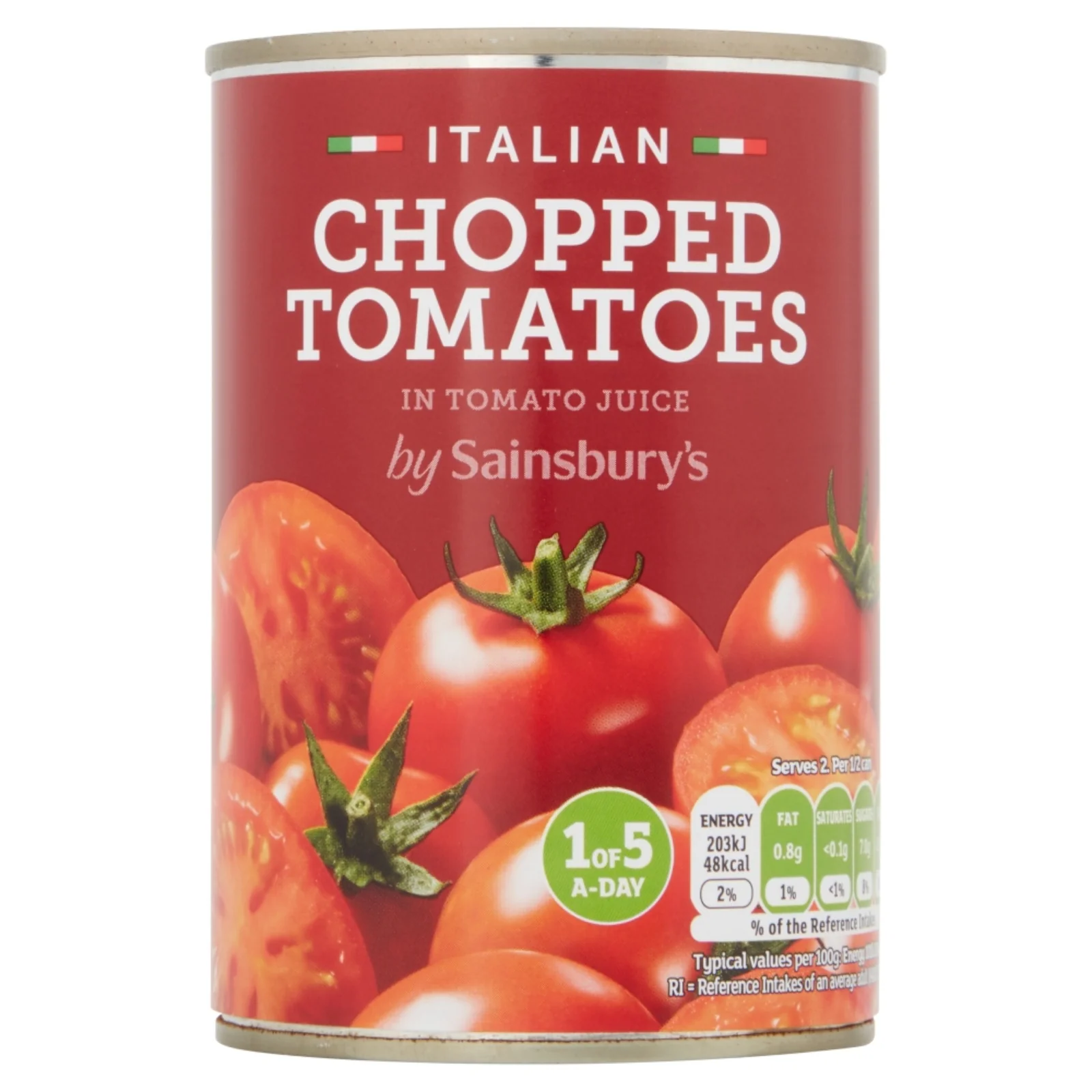 Sainsburys Chopped Tomatoes 400g - Image 2