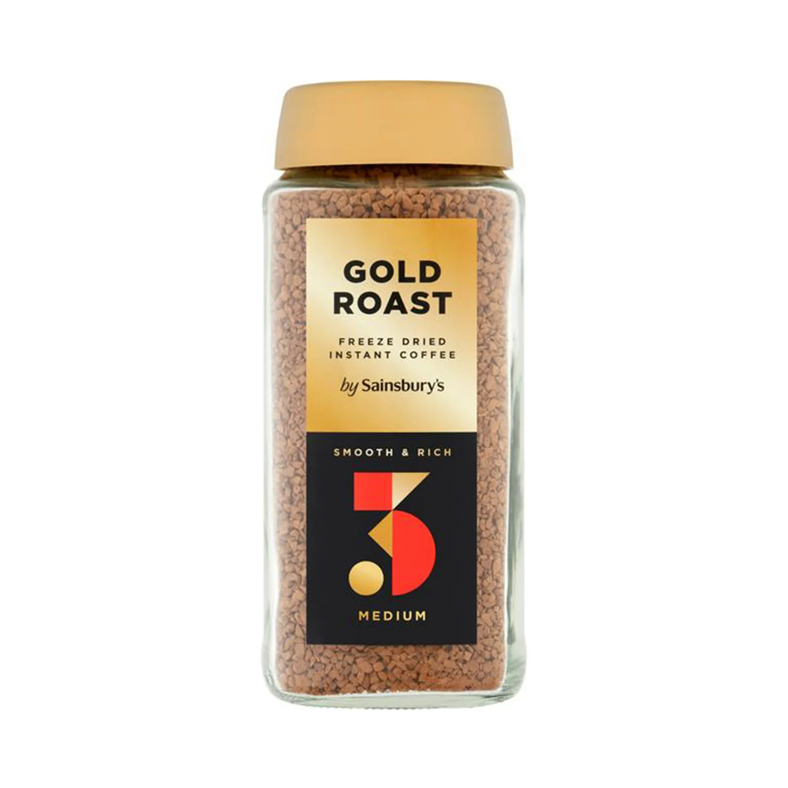 Sainsburys Gold Roast Instant Coffee 200g - Image 2