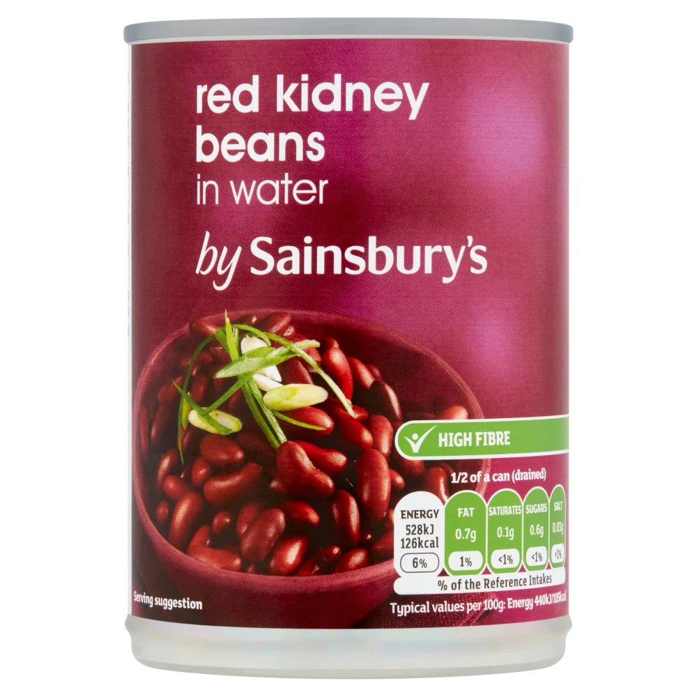 Sainsbury's Red Kidney Bean in Water 400g - Image 2
