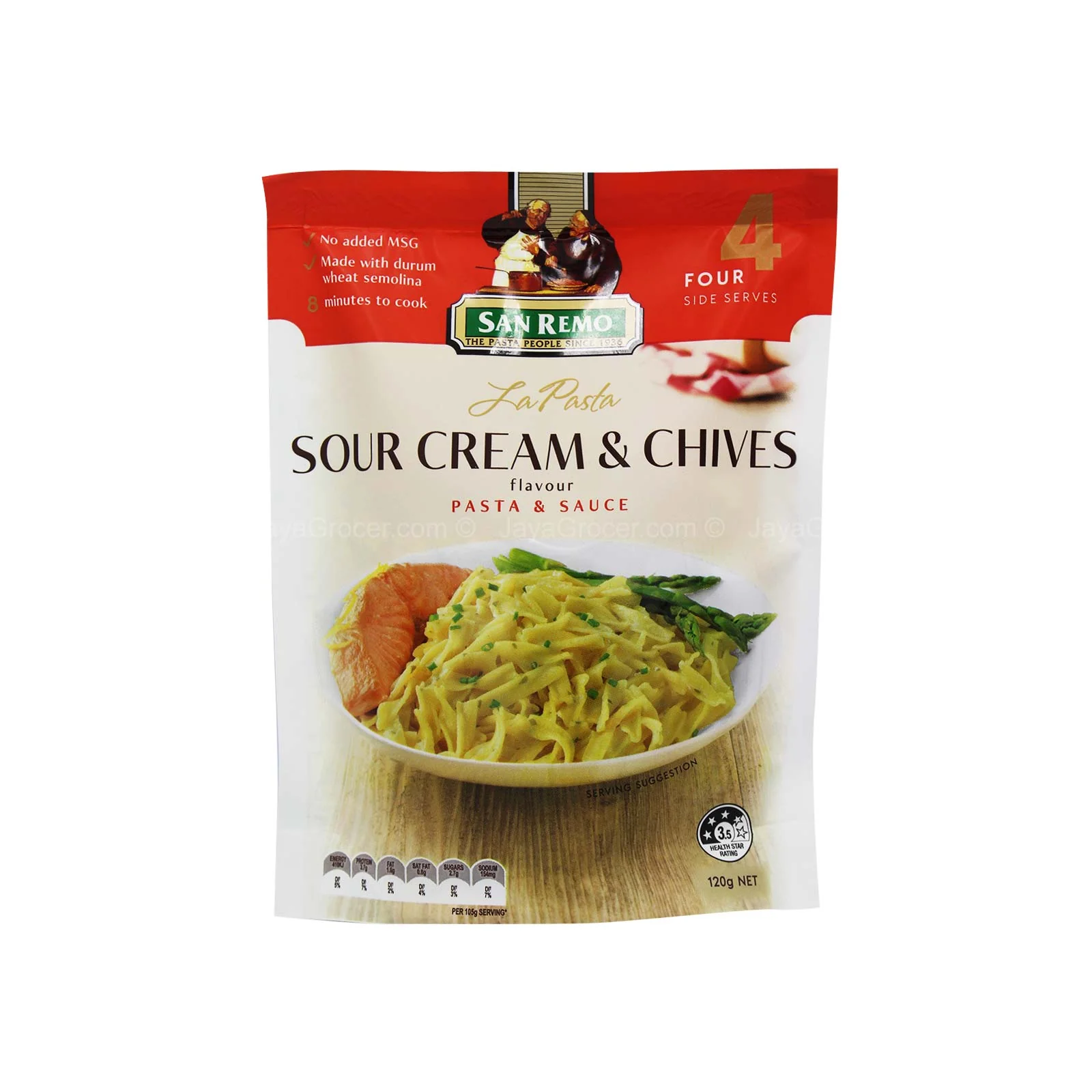 San Remo Sour Cream & Chives 120g