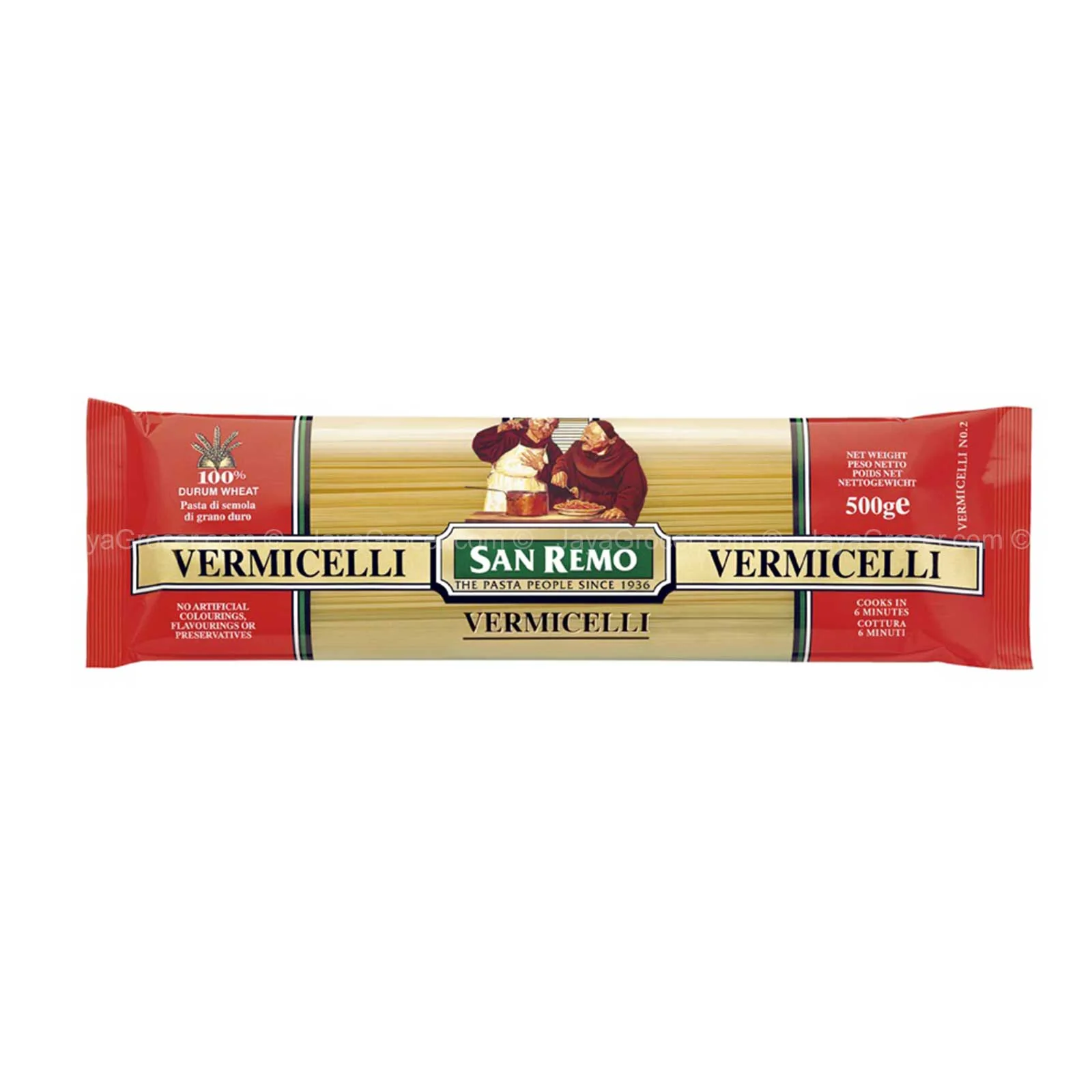 San Remo No.2 Vermicelli Pasta 500g - Image 2