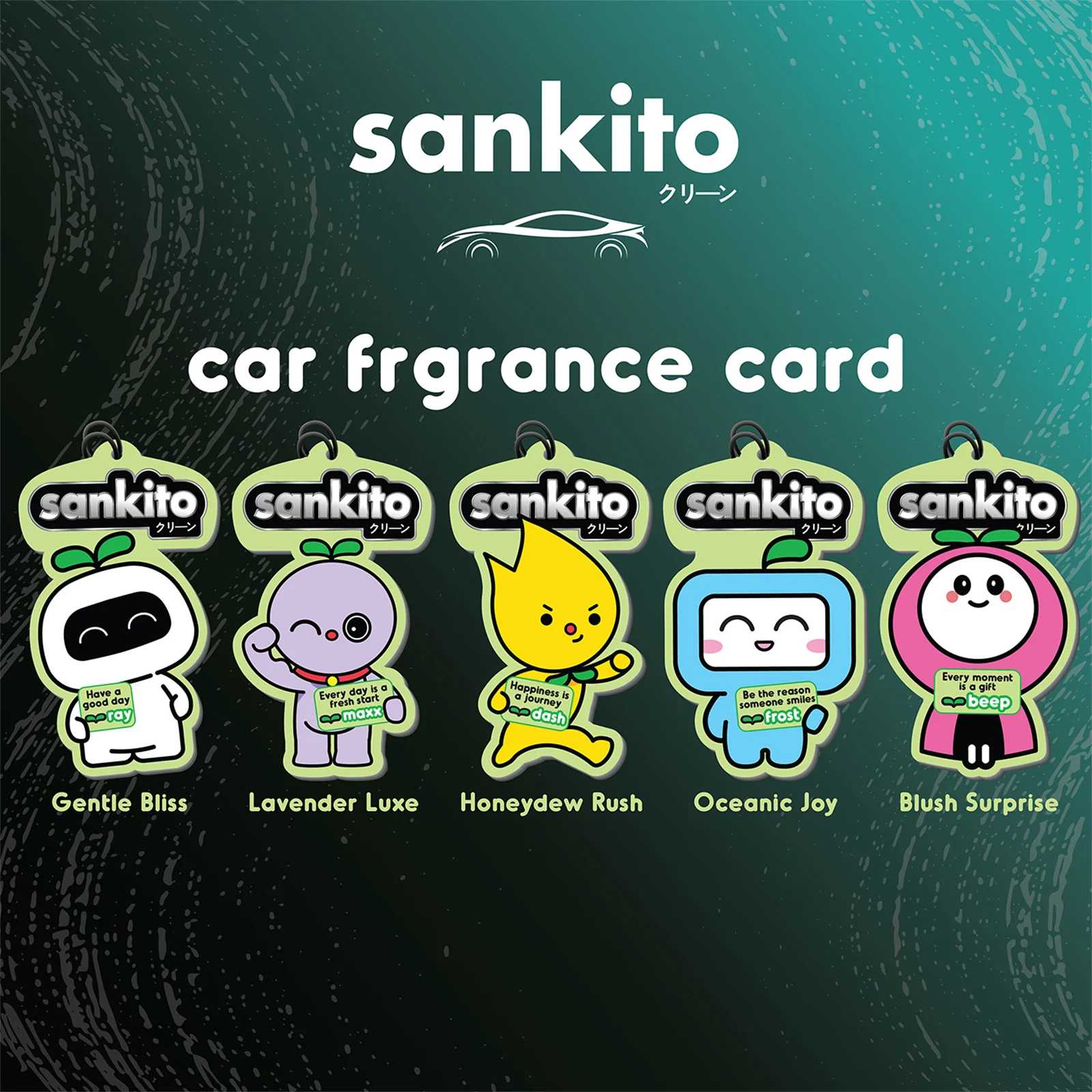 Sankito Car Fragrance Card - Honeydew Rush - Image 3