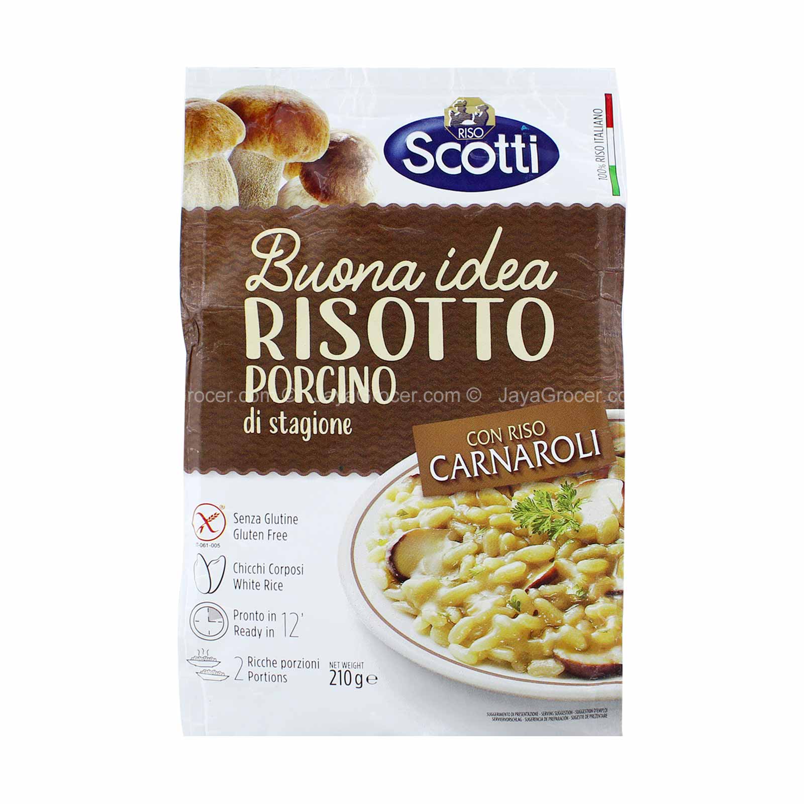 Scotti Risotto Porchini Mushroom 210g - Image 2