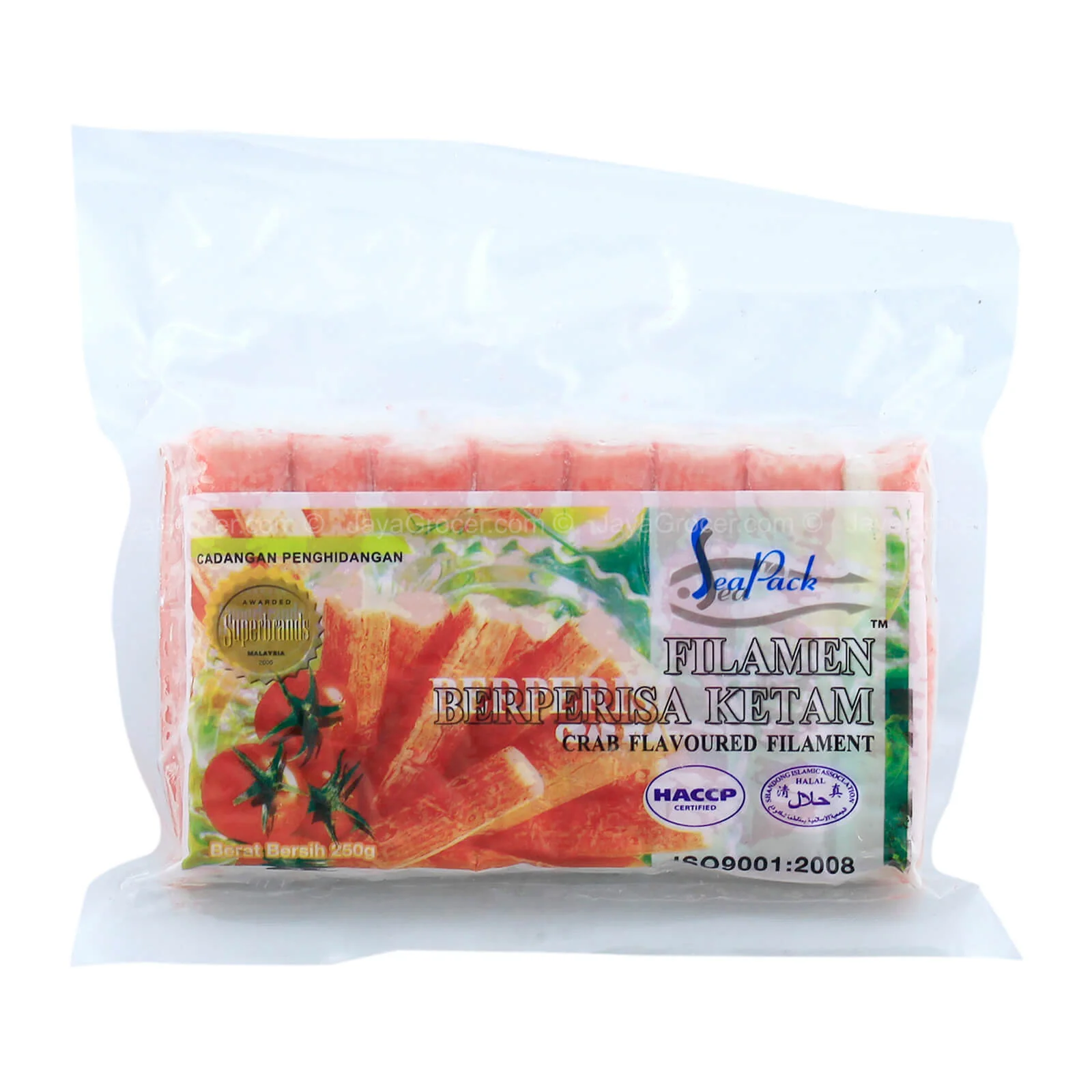 Sea Pack Crab Flavoured Filament Stick 250g - Image 2
