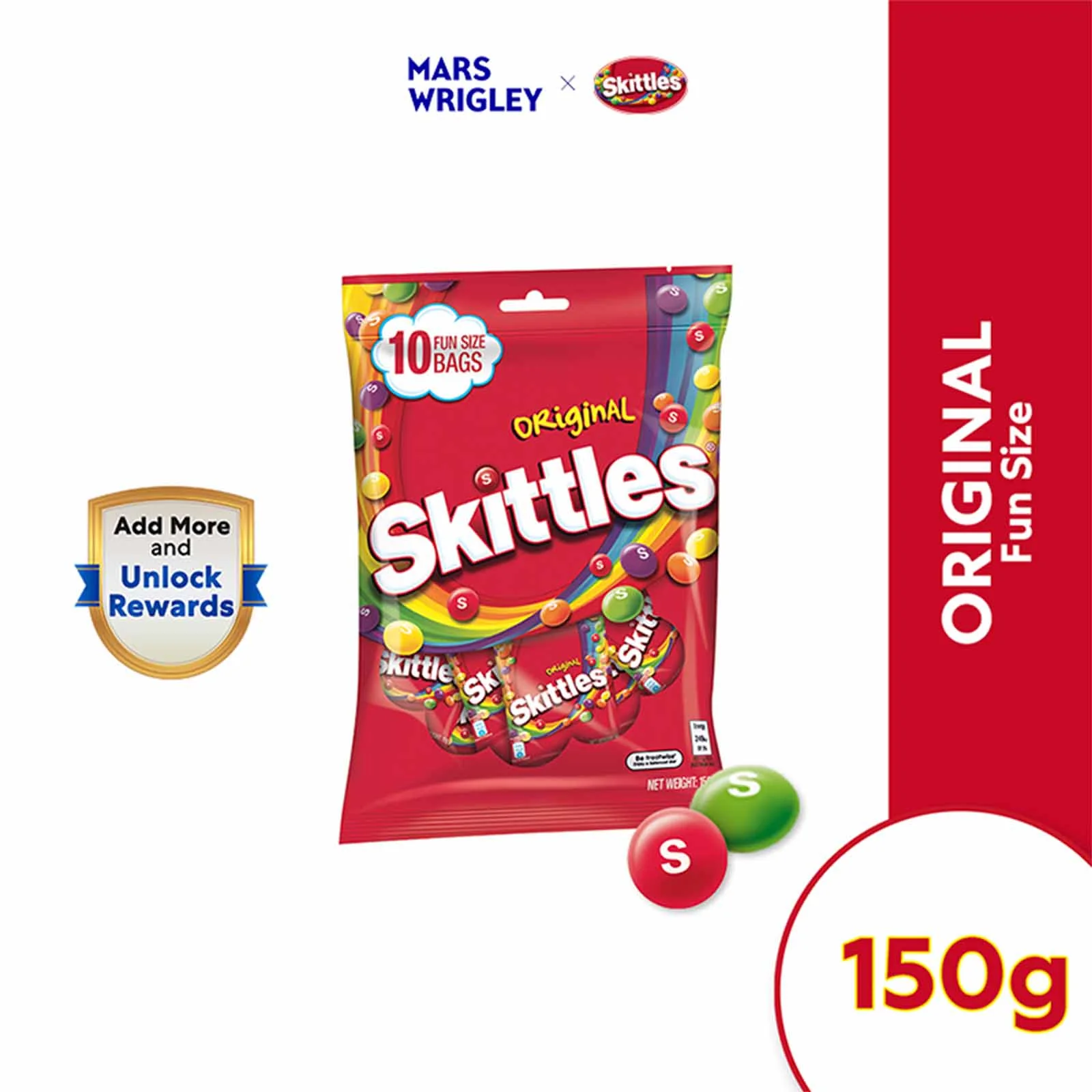Skittles Candies Share Bag 150g - Image 2