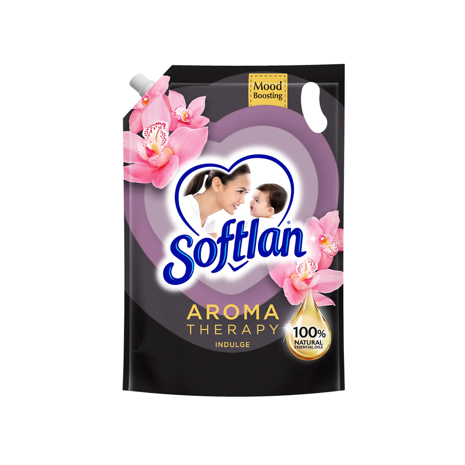 Softlan Aroma Indulge Fabric Softener Refill 1.3L - Image 2