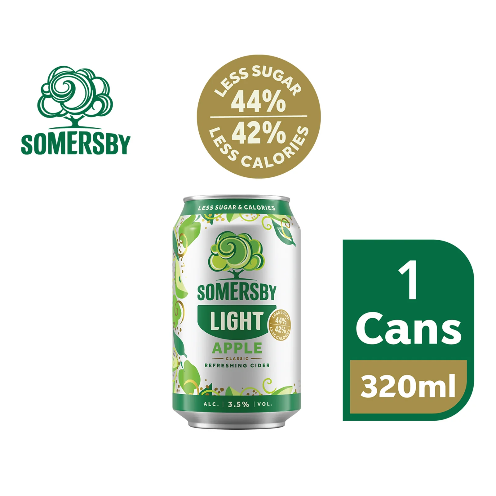 Somersby Light Apple (Can) 320ml - Image 4
