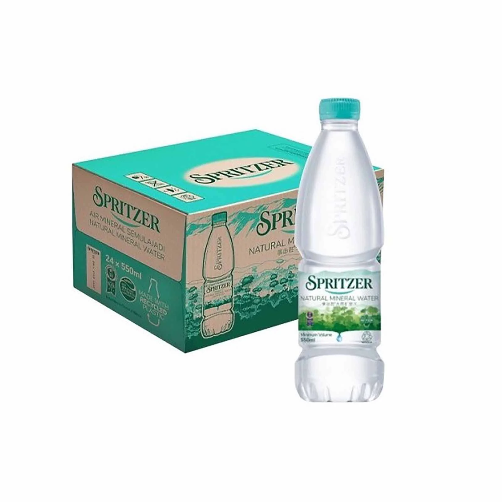 Spritzer Mineral Water 550ml - Image 2