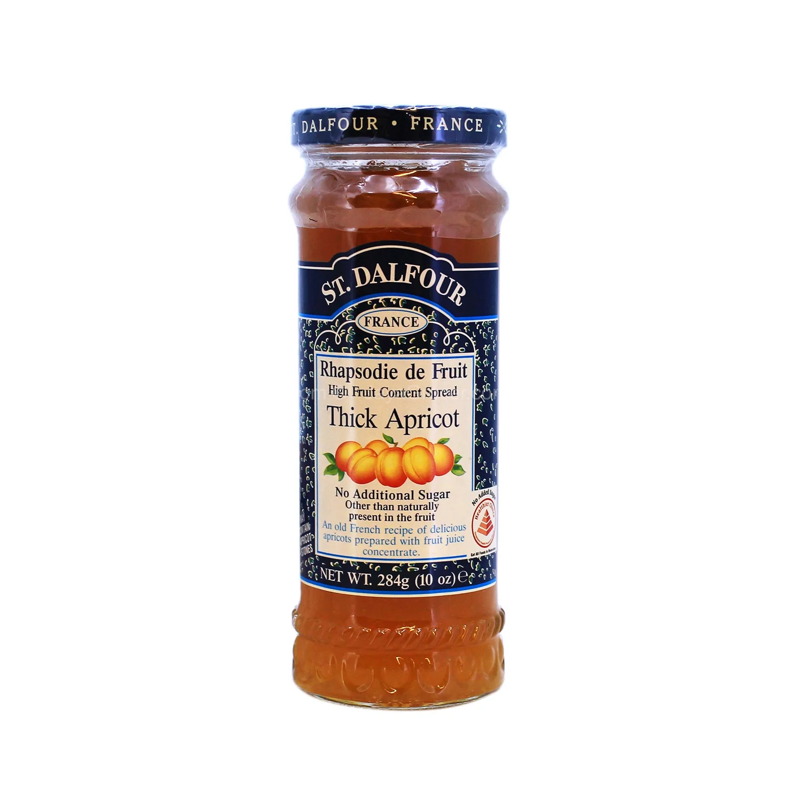 St Dalfour Apricot Fruit Spread 284g - Image 2