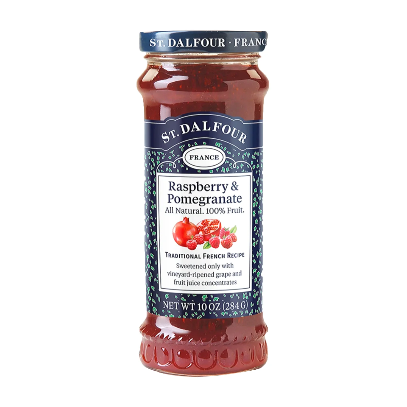 St. Dalfour Raspberry with Pomegranate Jam 284g - Image 2