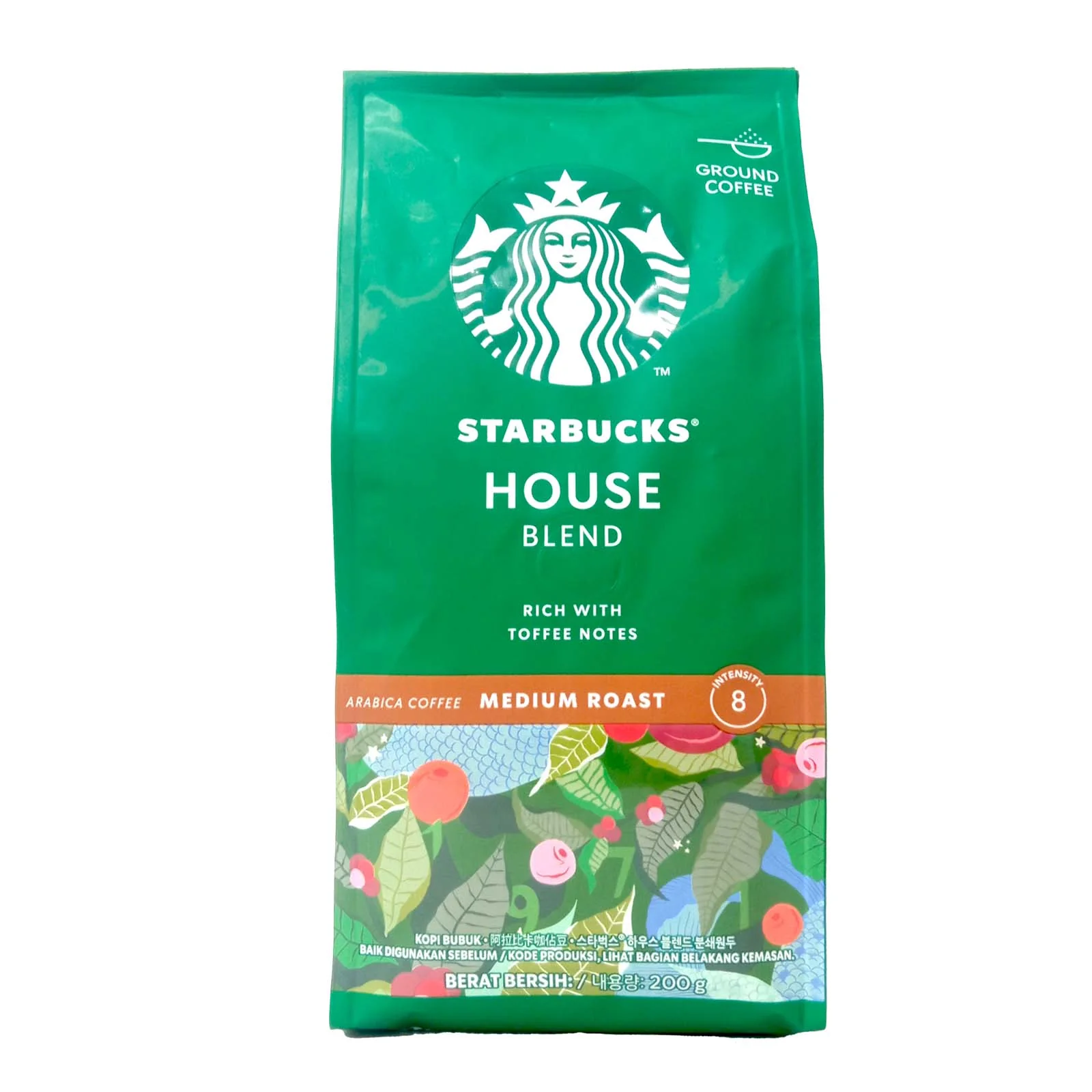 Starbucks House Blend Medium Roast Ground Coffee 200g - Image 2