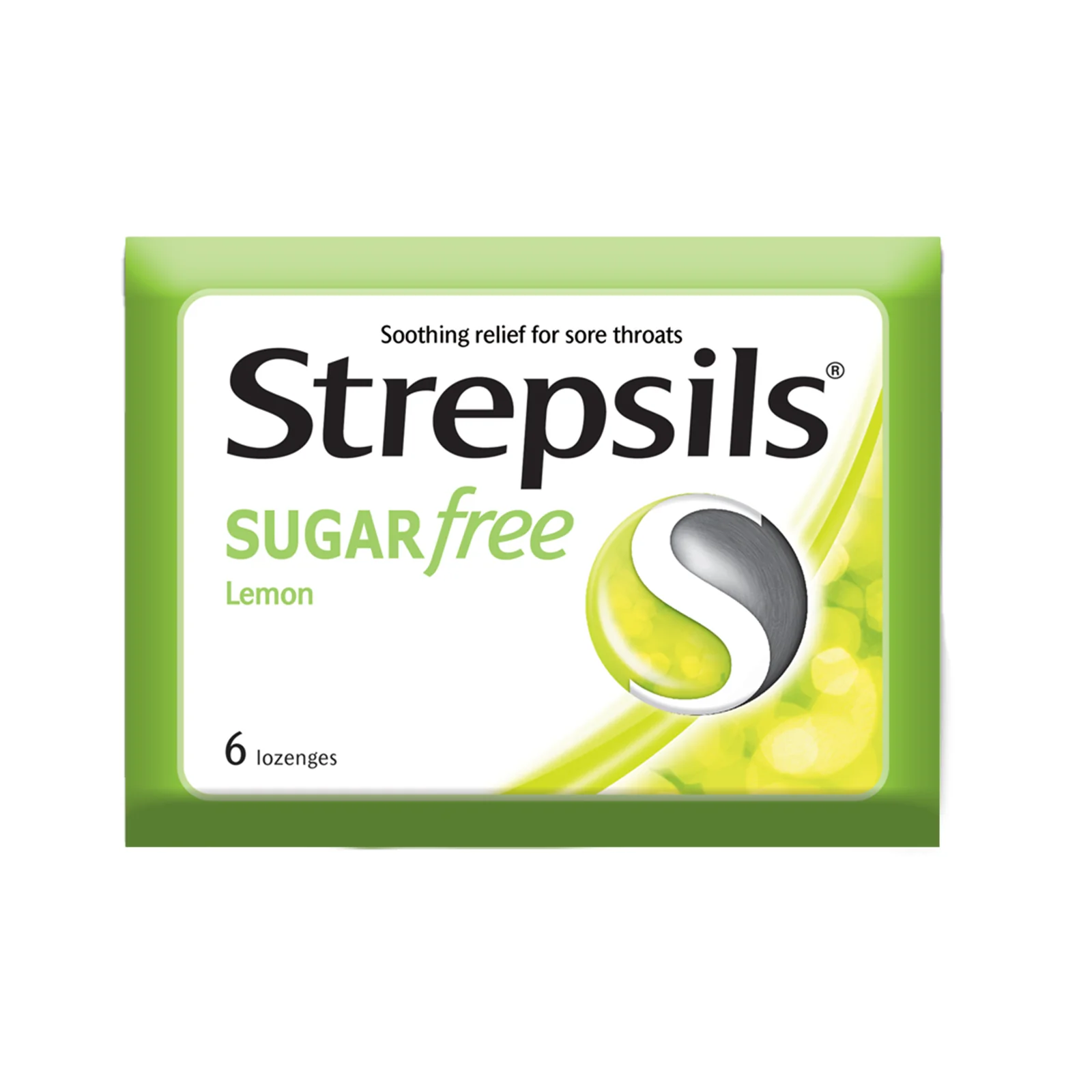 Strepsils Lozenges for Sore Throats Sugar Free Lemon 6pcs/pack - Image 2