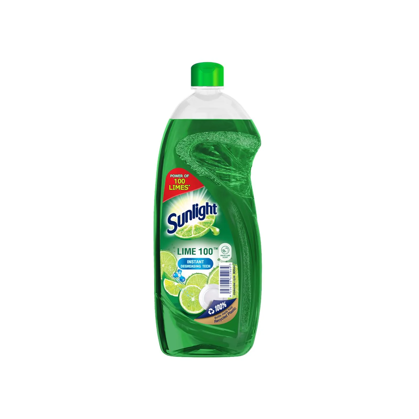 Sunlight Liquid Dishwash Lime Scent 800ml - Image 2