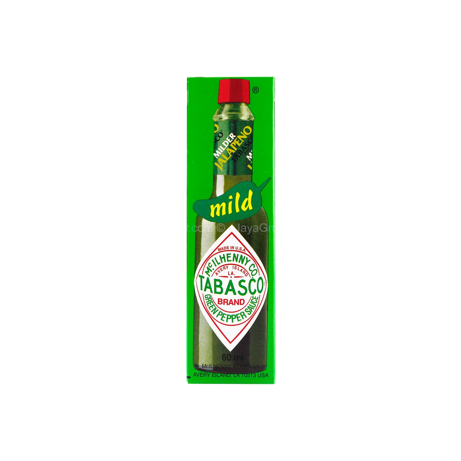 Tabasco Mild Green Pepper Sauce 60ml - Image 2