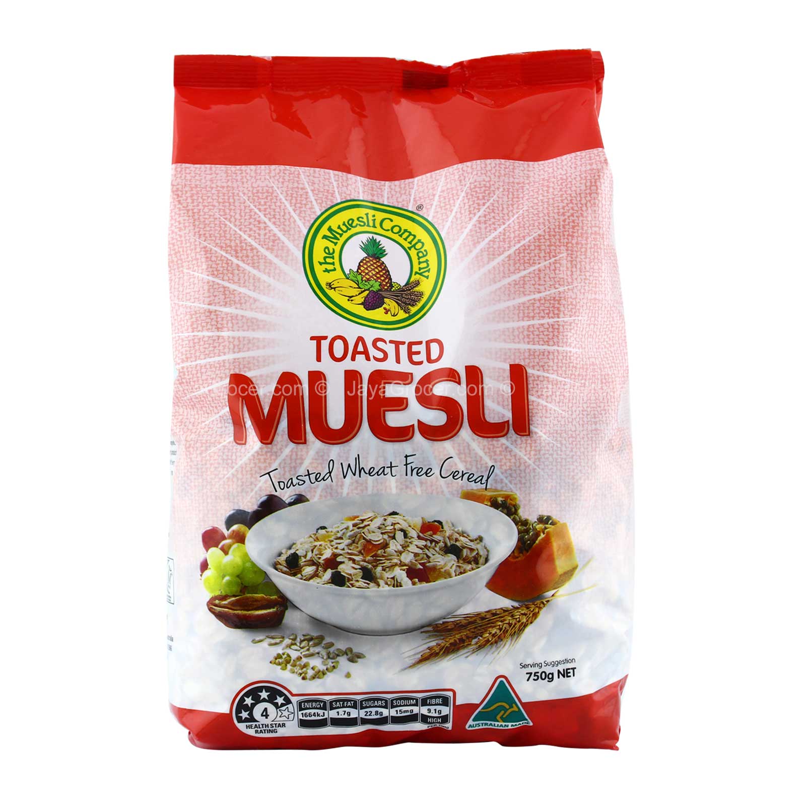 The Muesli Company Toasted Oats 750g - Image 2