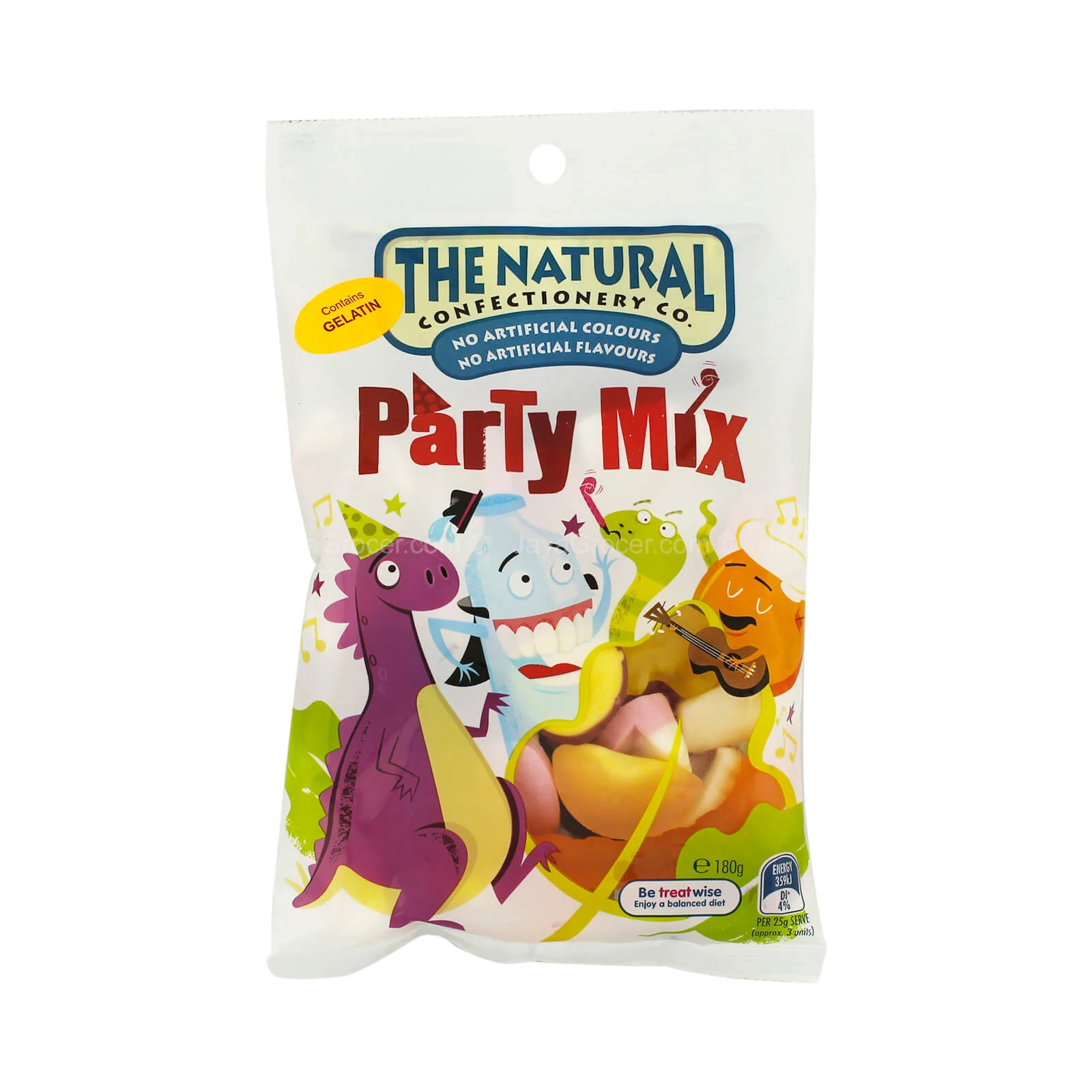 The Natural Confectionery Co. Party Mix Jelly Candy 180g - Image 2