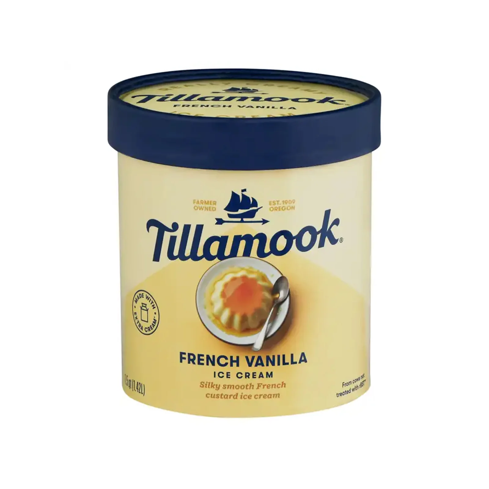 Tillamook Fresh Vanilla Ice Cream Tub 1.42L