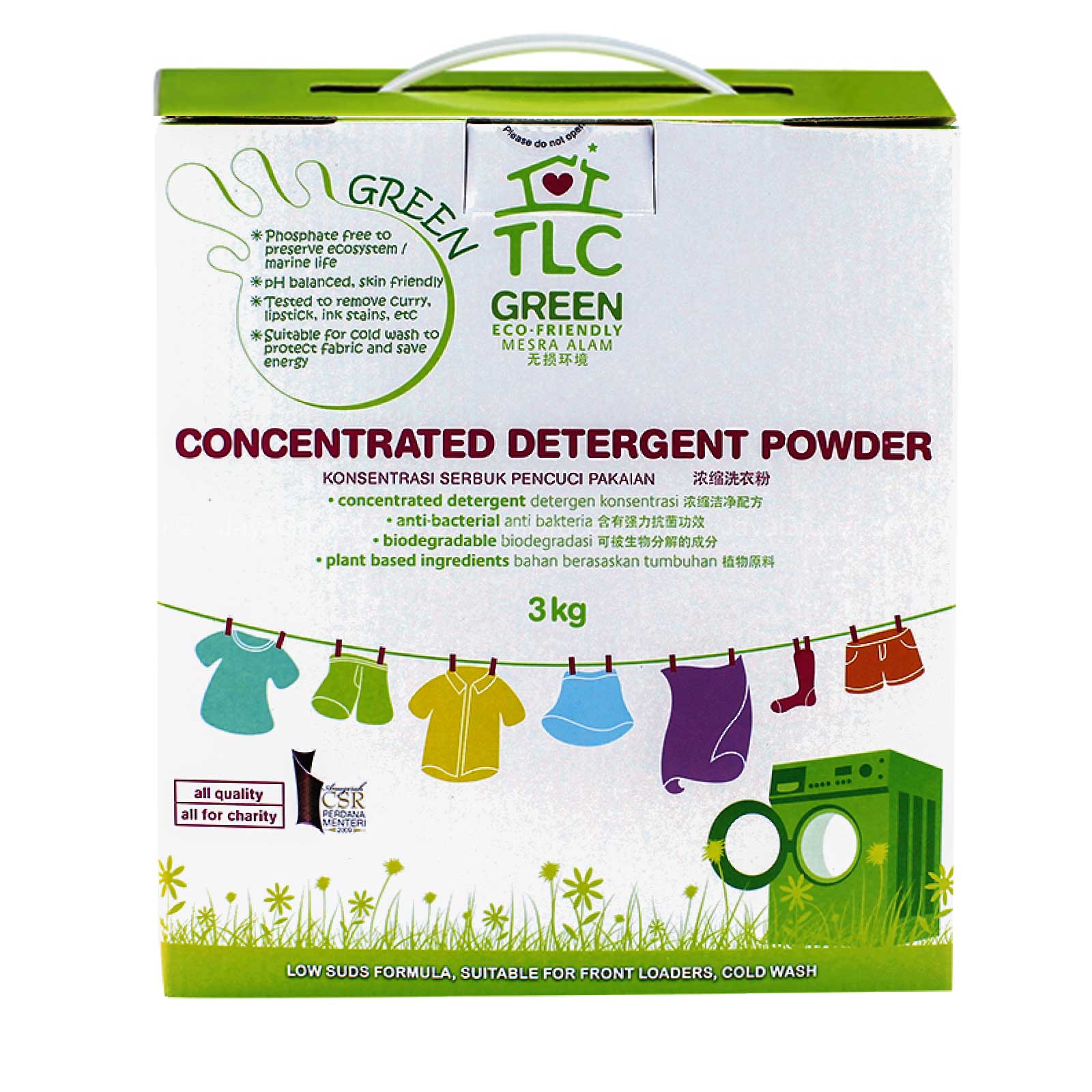 Tlc Green Concentrated Laundry Detergent 3kg - Image 2