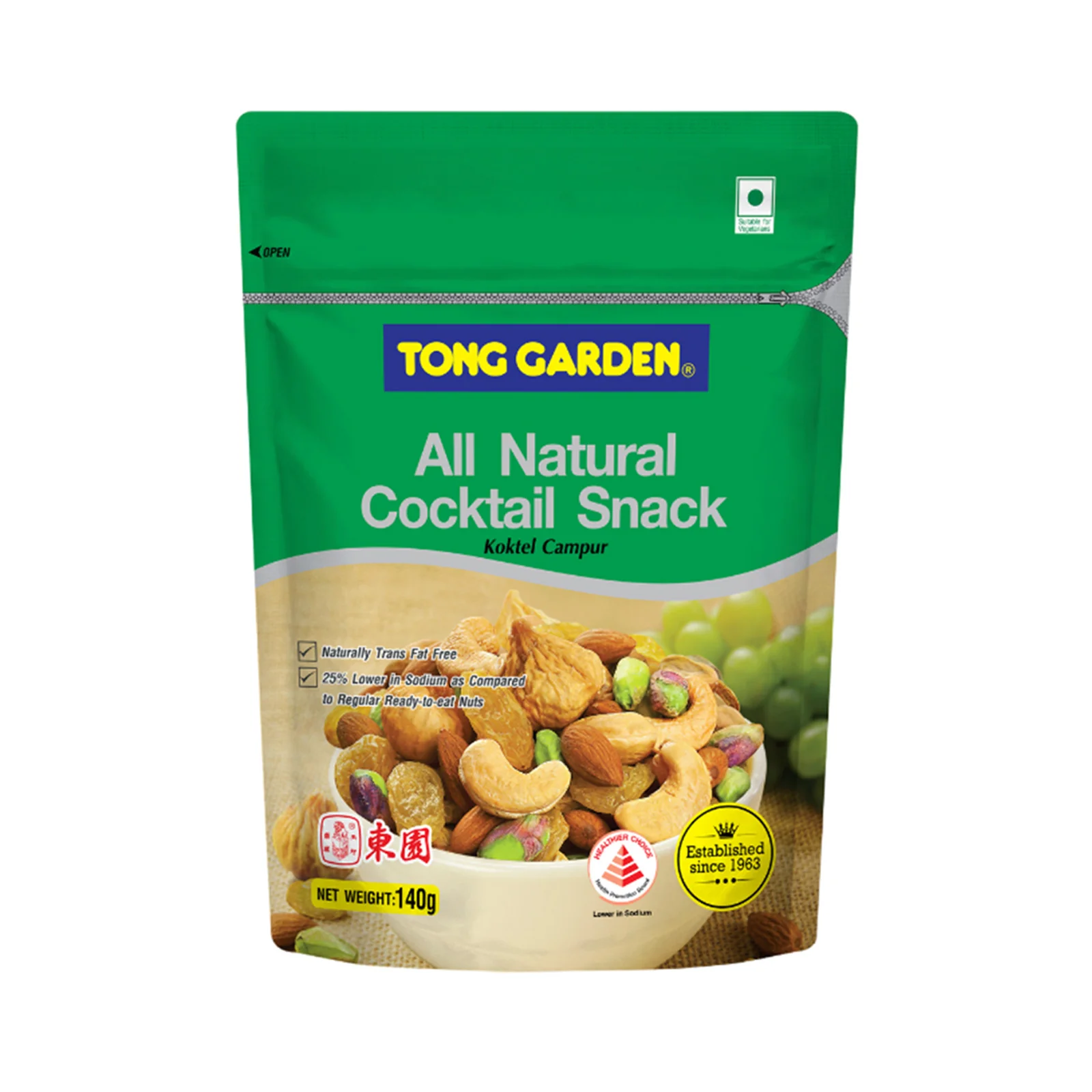 Tong Garden All Natural Cocktail Snack 140g - Image 2