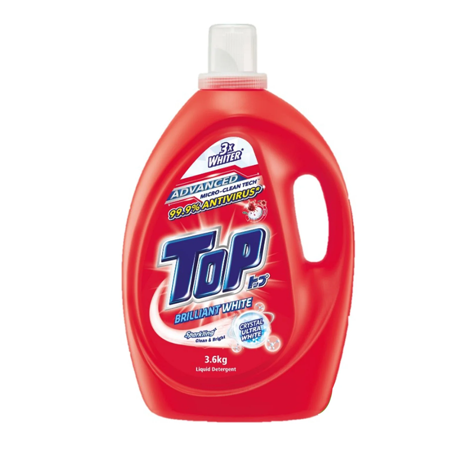 TOP Brilliant White Liquid Detergent 3.6kg - Image 2