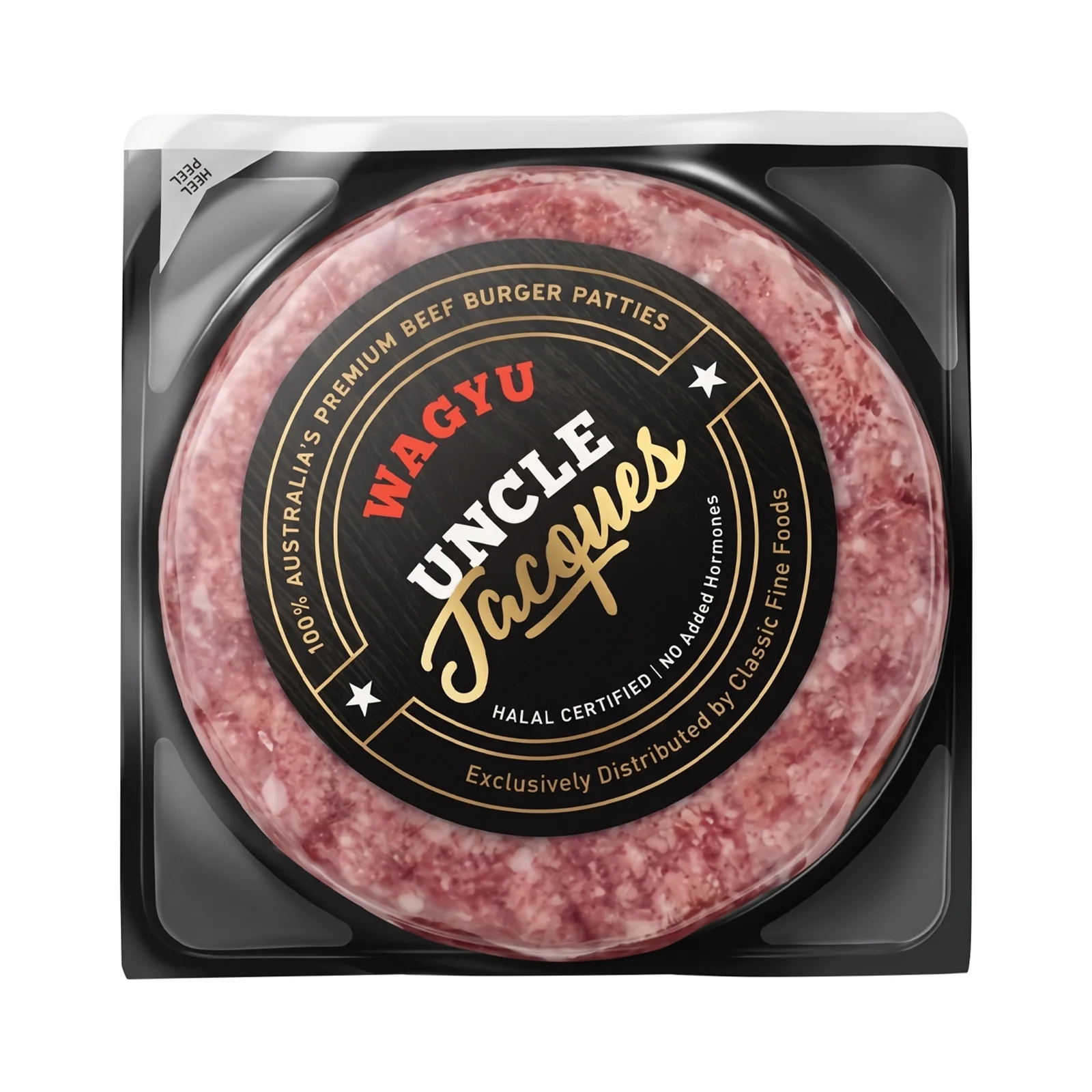Uncle Jacques Wagyu Beef Patties 150g